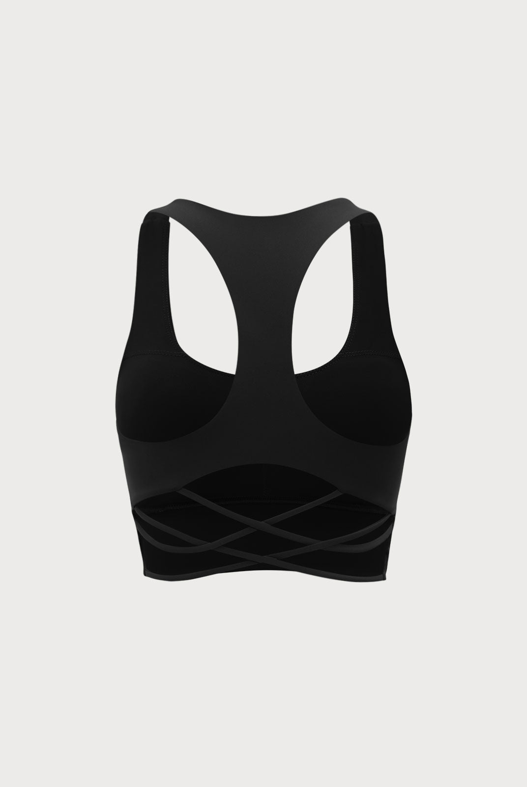 Women Knitted Nylon Yoga Sports Bras Sustainable Yoga Tops - BERLOOK
