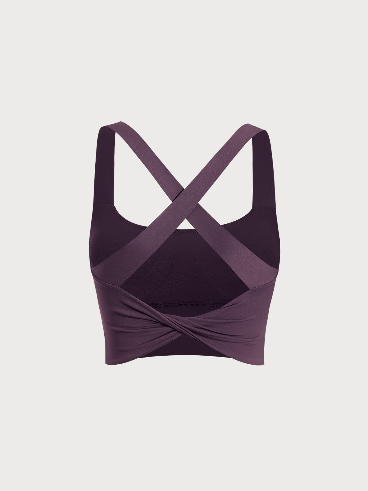Women Knitted Nylon Yoga Sports Bras Sustainable Yoga Tops - BERLOOK
