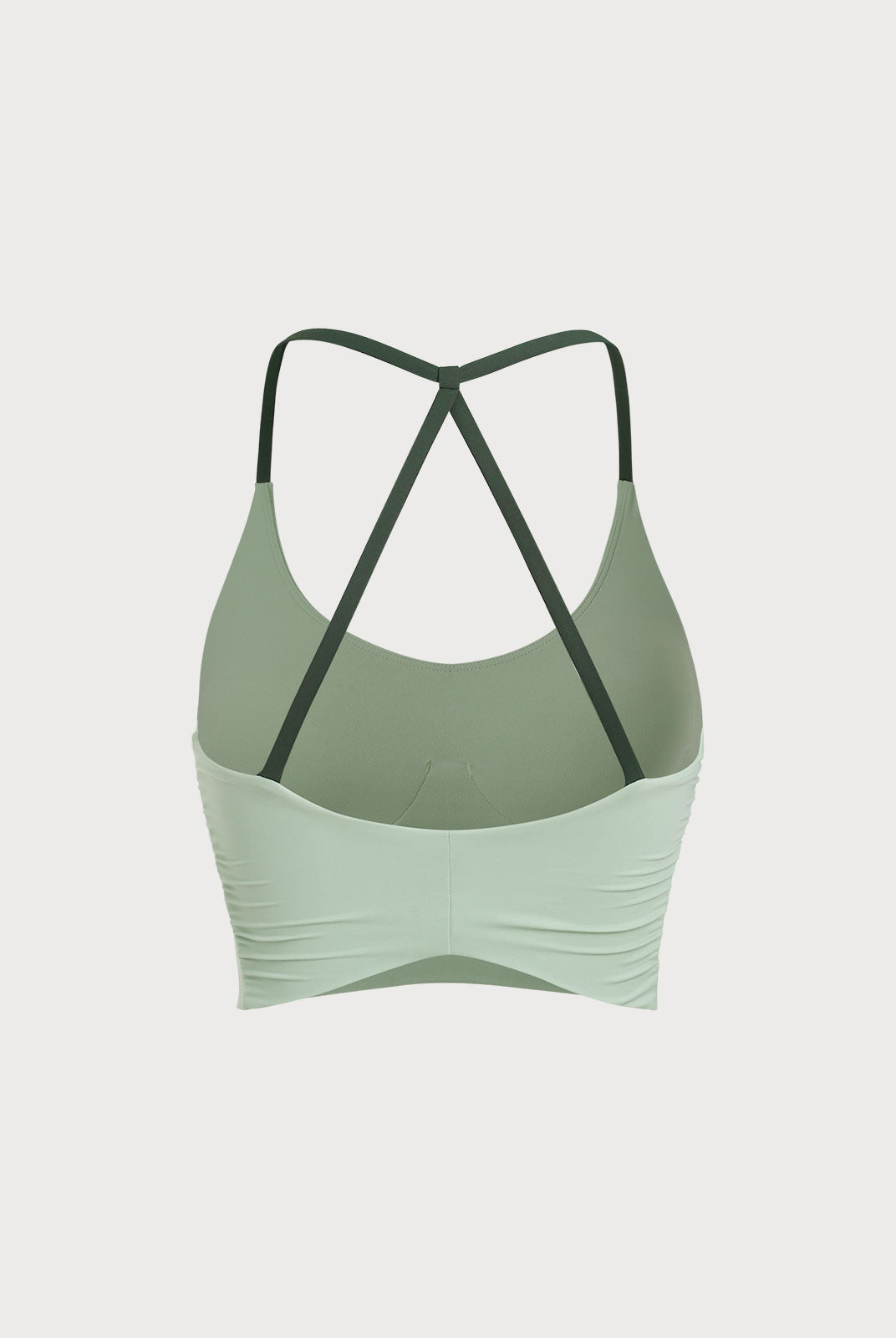 Women Knitted Nylon Yoga Sports Bras Sustainable Yoga Tops - BERLOOK