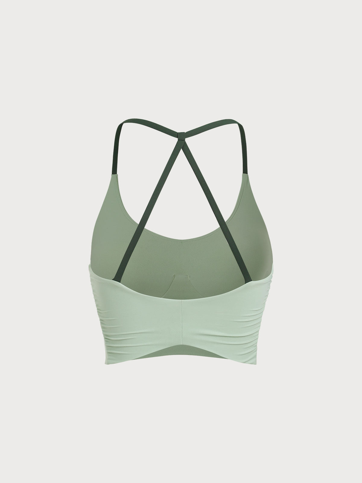 Women Knitted Nylon Yoga Sports Bras Sustainable Yoga Tops - BERLOOK