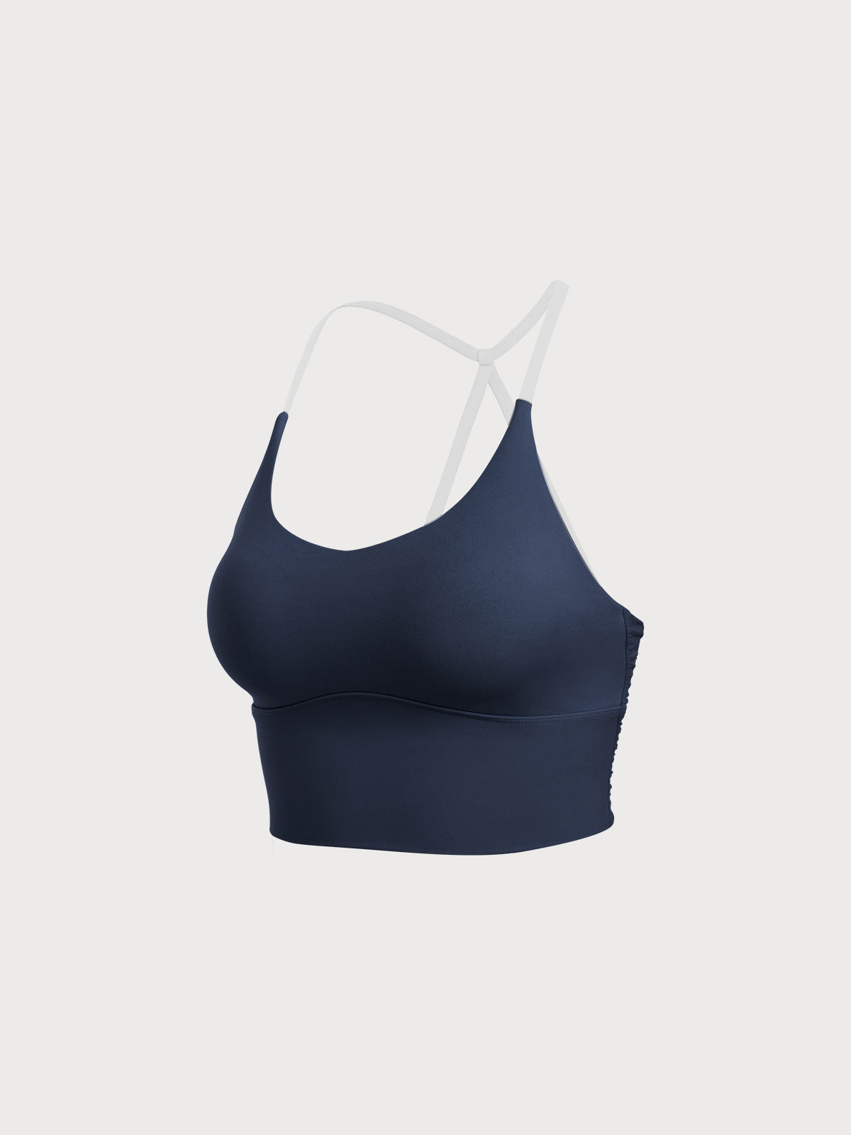 Women Knitted Nylon Yoga Sports Bras Sustainable Yoga Tops - BERLOOK
