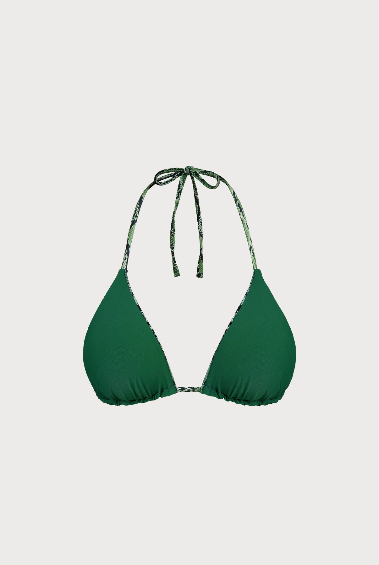 Women Knitted Polyamide Printed Bikini Tops Sustainable Bikinis - BERLOOK