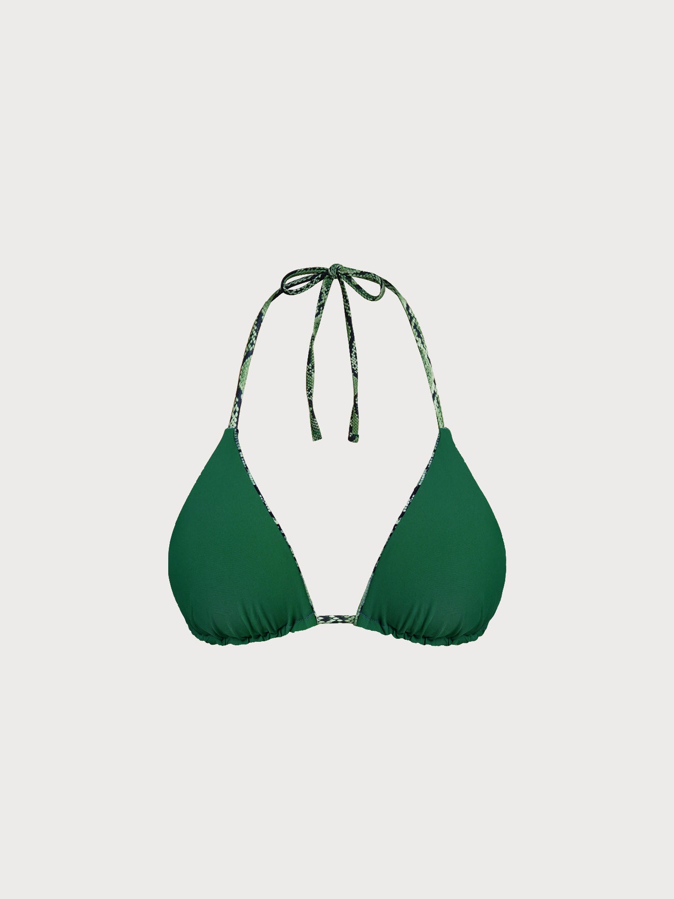 Women Knitted Polyamide Printed Bikini Tops Sustainable Bikinis - BERLOOK