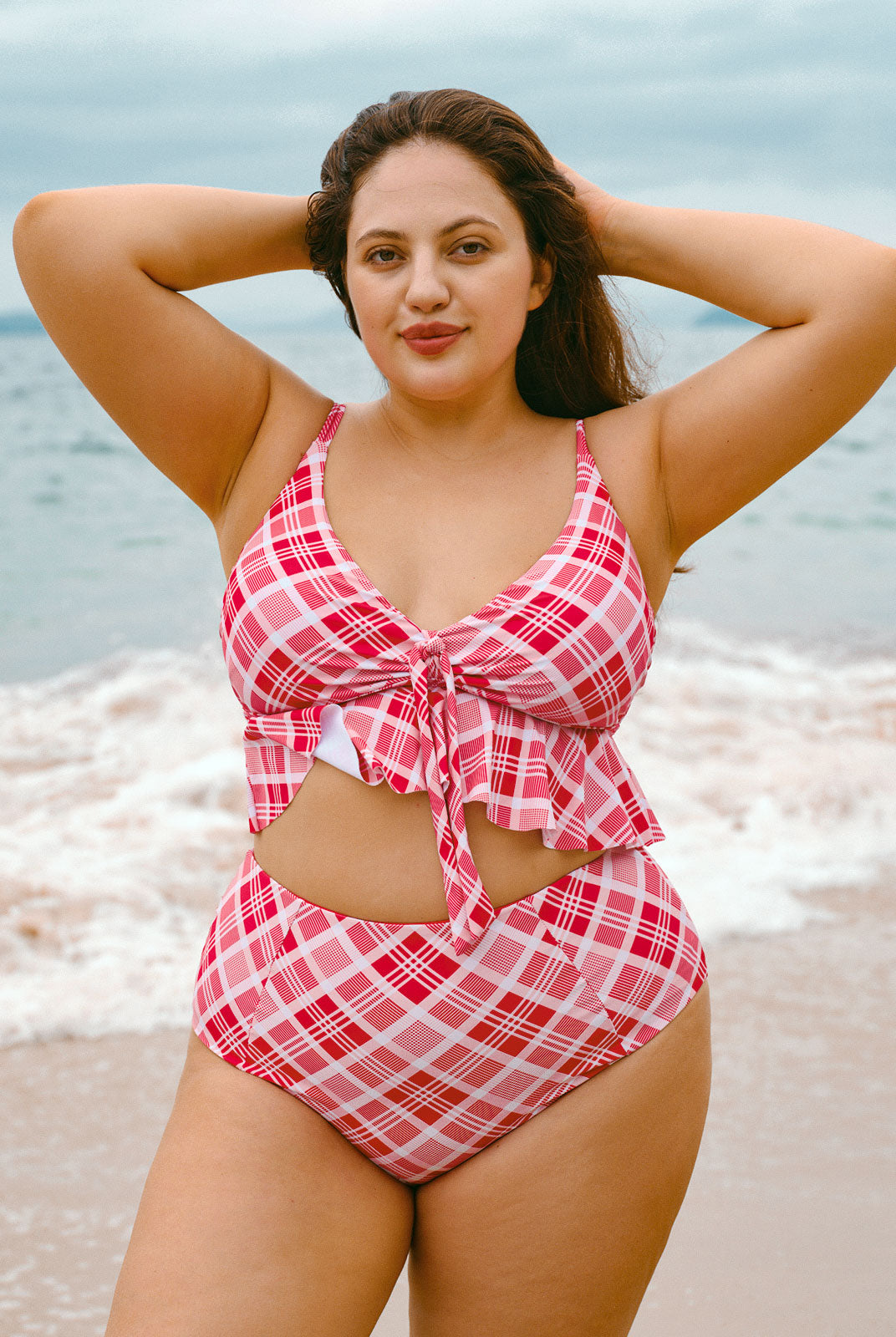 Women Knitted Polyester Bikini Bottoms Sustainable Plus Size Bikinis - BERLOOK