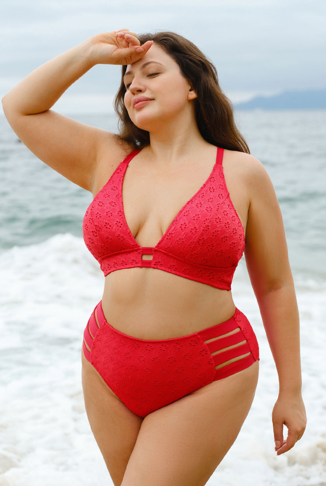 Women Knitted Polyester Bikini Bottoms Sustainable Plus Size Bikinis - BERLOOK