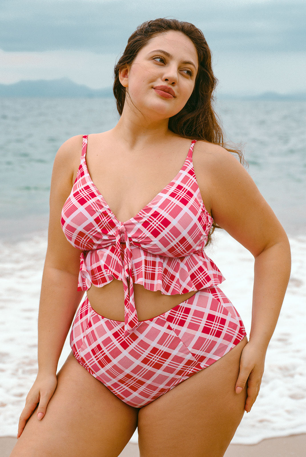 Women Knitted Polyester Bikini Bottoms Sustainable Plus Size Bikinis - BERLOOK