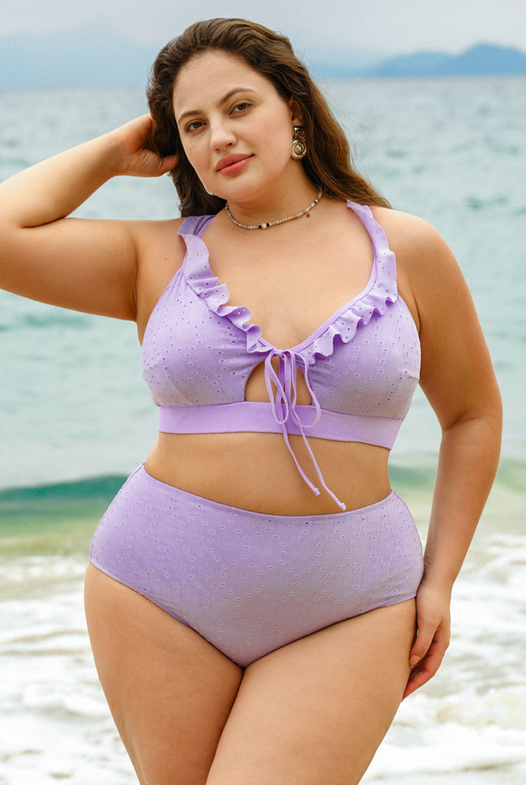 Women Knitted Polyester Bikini Bottoms Sustainable Plus Size Bikinis - BERLOOK