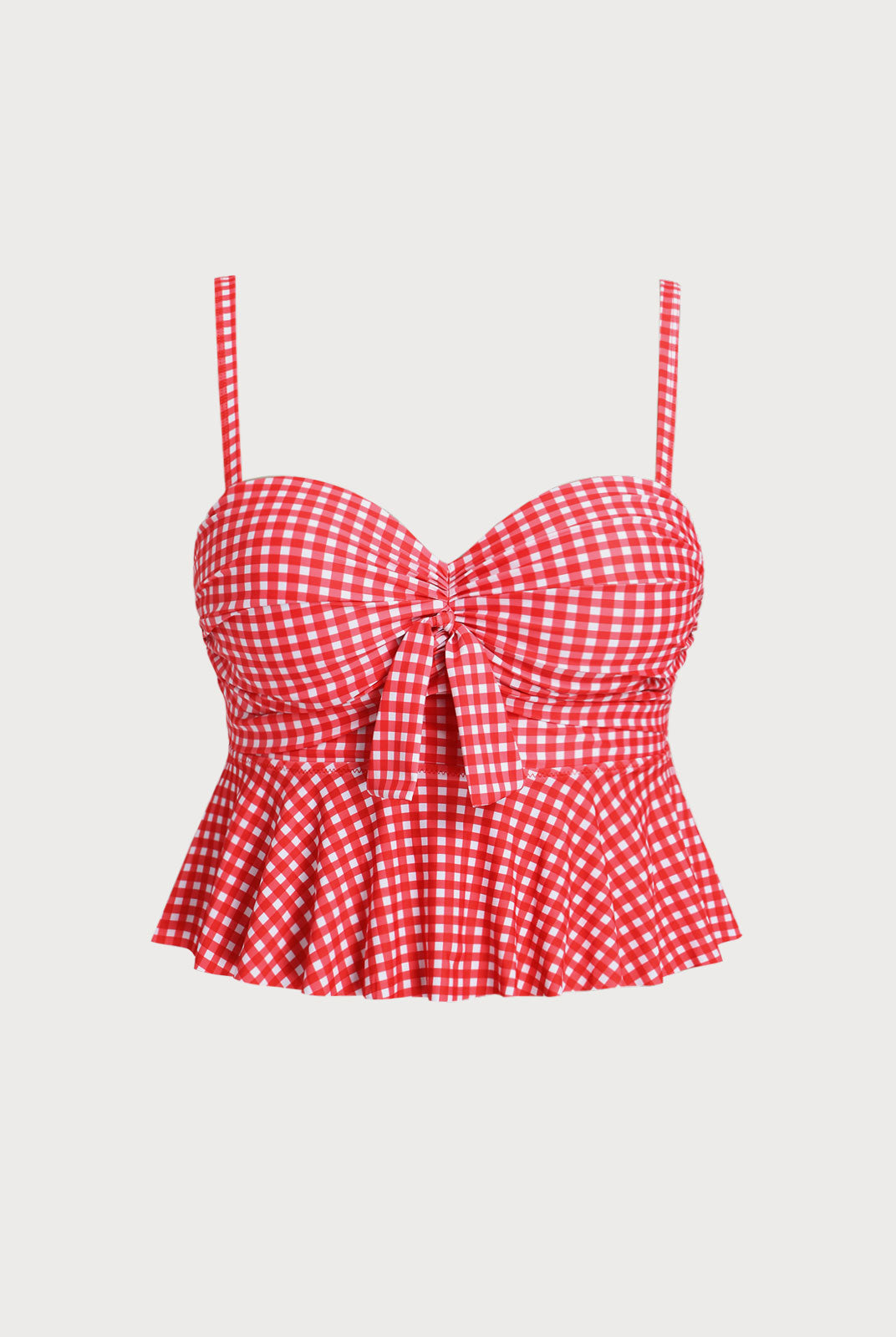 Women Knitted Polyester Bikini Tops Sustainable Plus Size Bikinis - BERLOOK