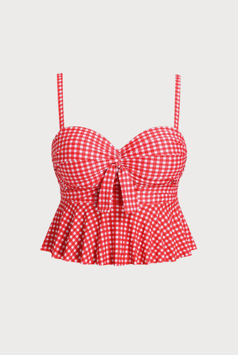 Women Knitted Polyester Bikini Tops Sustainable Plus Size Bikinis - BERLOOK
