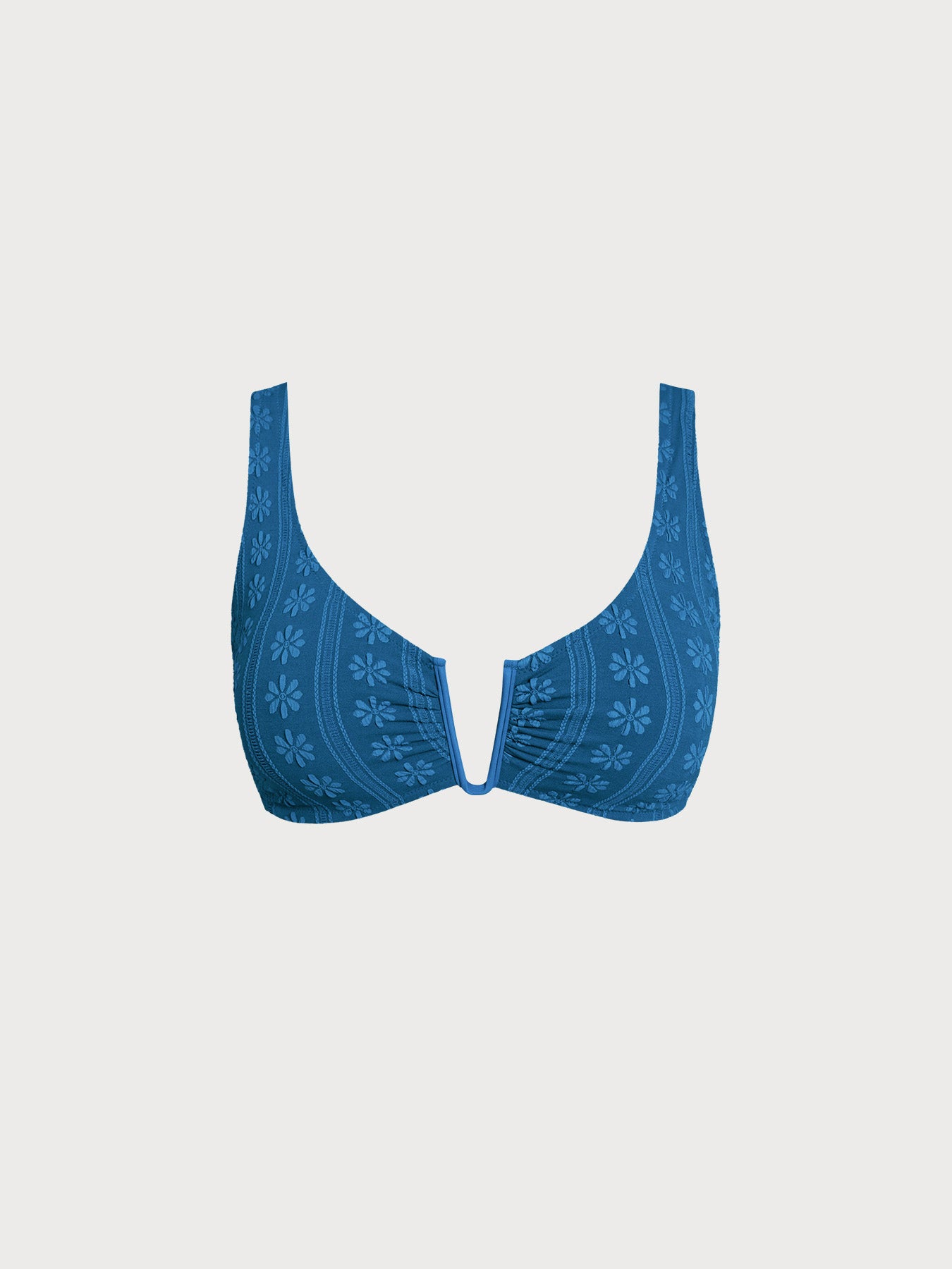 Women Knitted Polyester Bikini Tops Sustainable Plus Size Bikinis - BERLOOK
