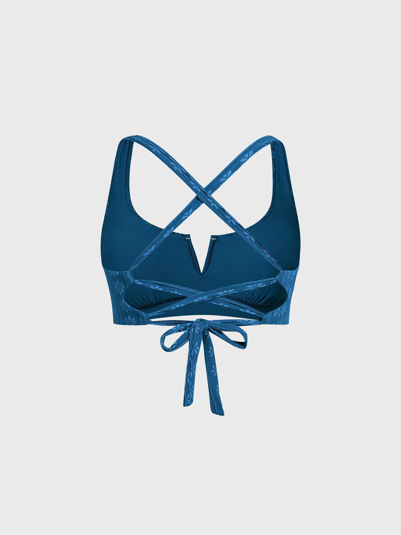 Women Knitted Polyester Bikini Tops Sustainable Plus Size Bikinis - BERLOOK