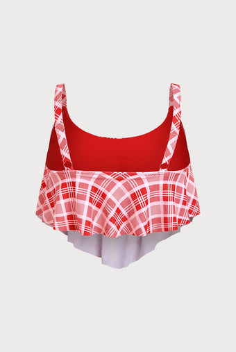 Women Knitted Polyester Bikini Tops Sustainable Plus Size Tankinis - BERLOOK