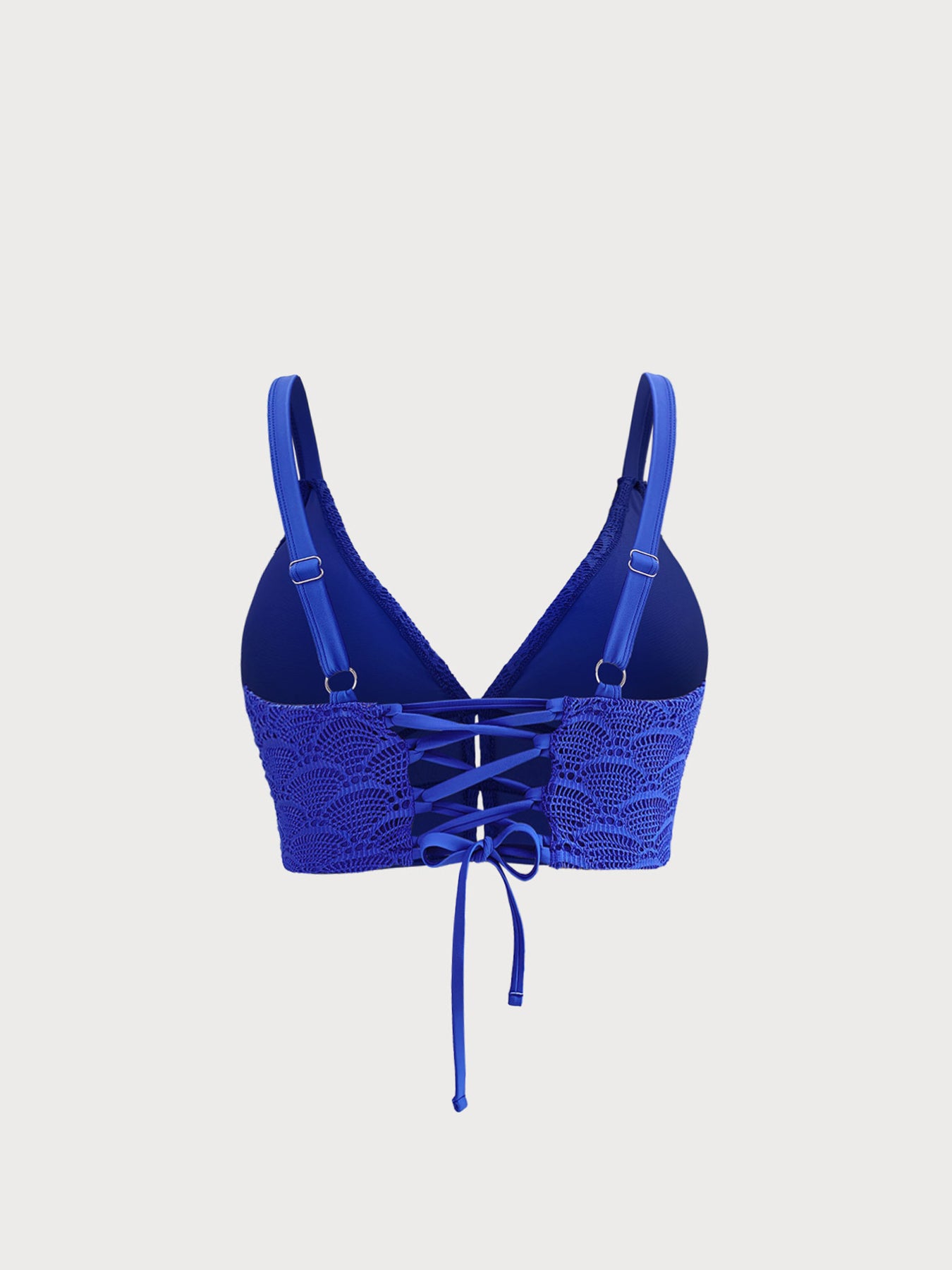 Women Knitted Polyester Bikini Tops Sustainable Plus Size Tankinis - BERLOOK