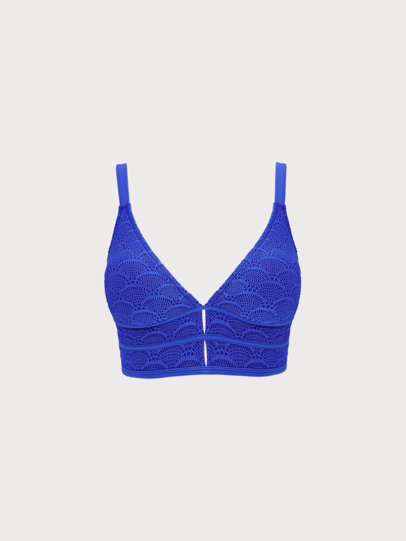 Women Knitted Polyester Bikini Tops Sustainable Plus Size Tankinis - BERLOOK