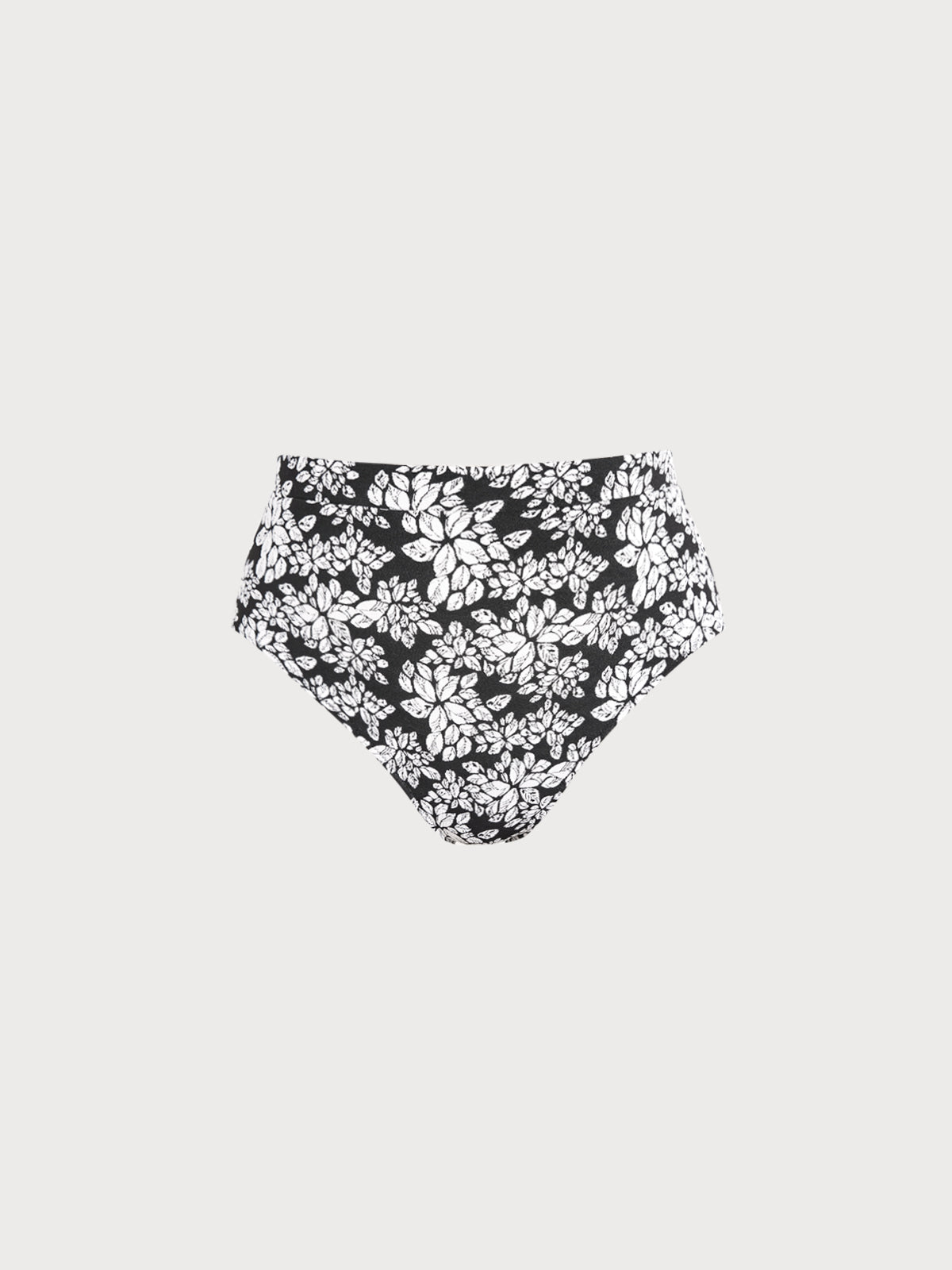 Women Knitted Polyester Blended Bikini Bottoms Black Sustainable Plus Size Bikinis - BERLOOK