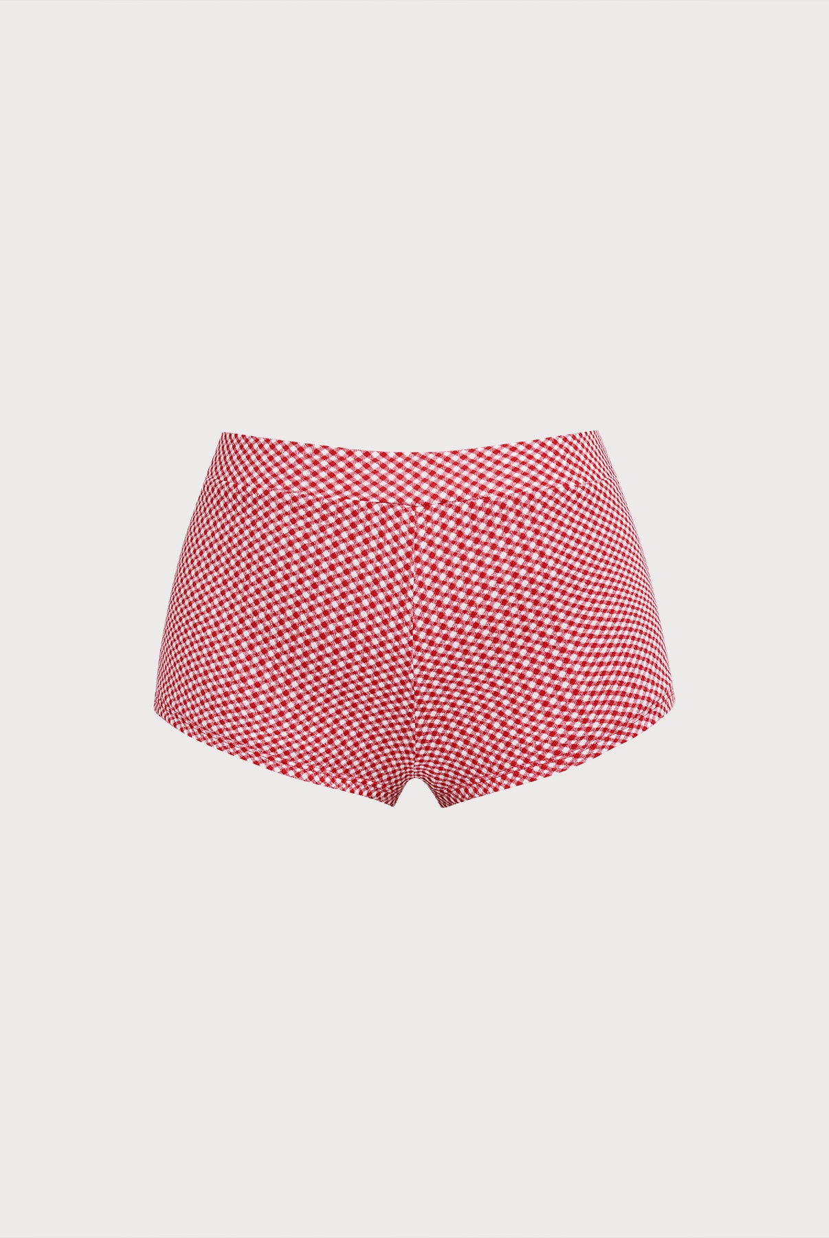 Women Knitted Polyester blended Bikini Bottoms Red Sustainable Plus Size Bikinis - BERLOOK