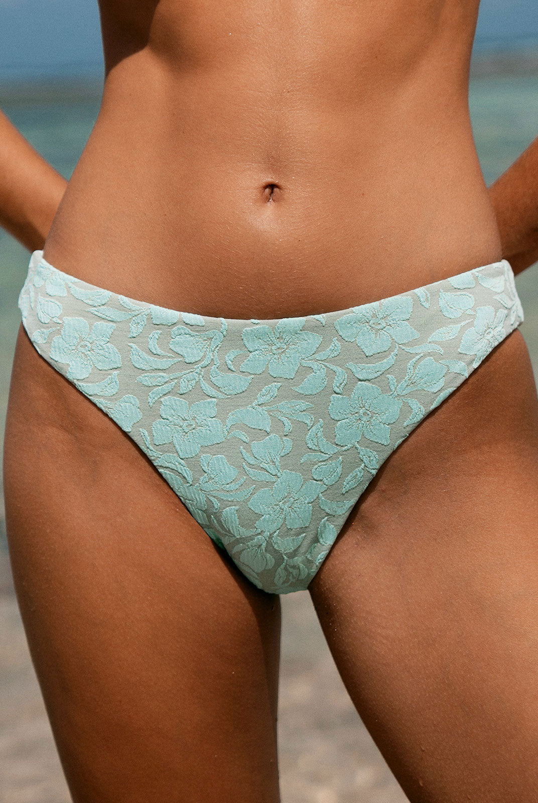 Women Knitted Polyester Blended Bikini Bottoms Sustainable Bikinis - BERLOOK