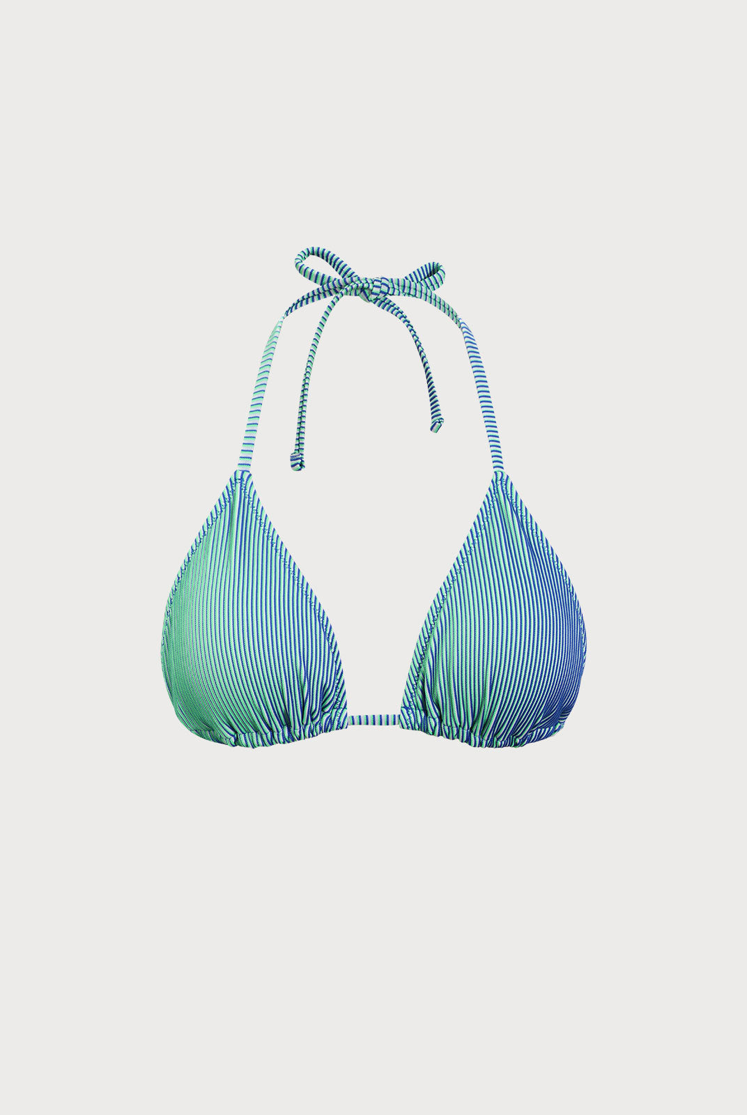 Women Knitted Polyester Blended Bikini Tops Multi Sustainable Bikinis - BERLOOK