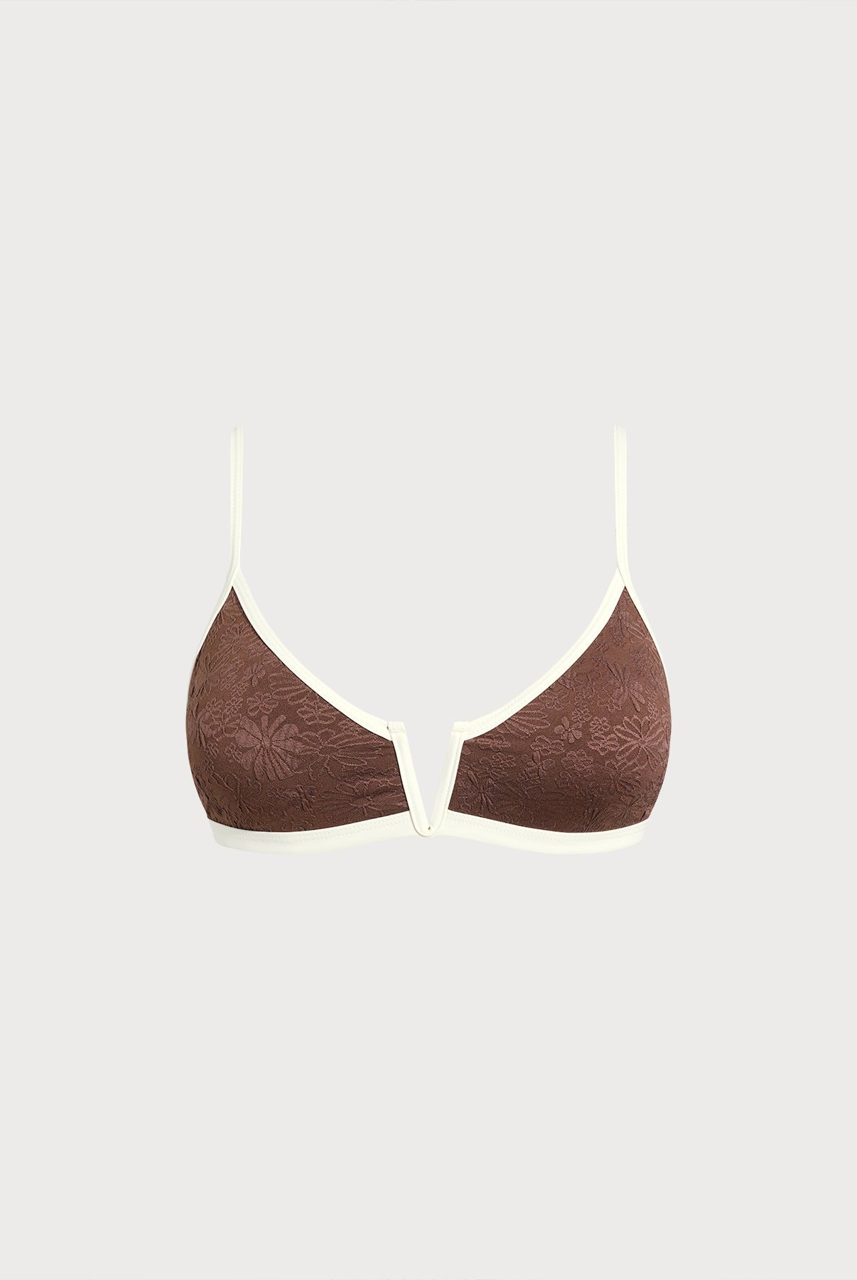 Women Knitted Polyester Blended Bikini Tops Sustainable Bikinis - BERLOOK