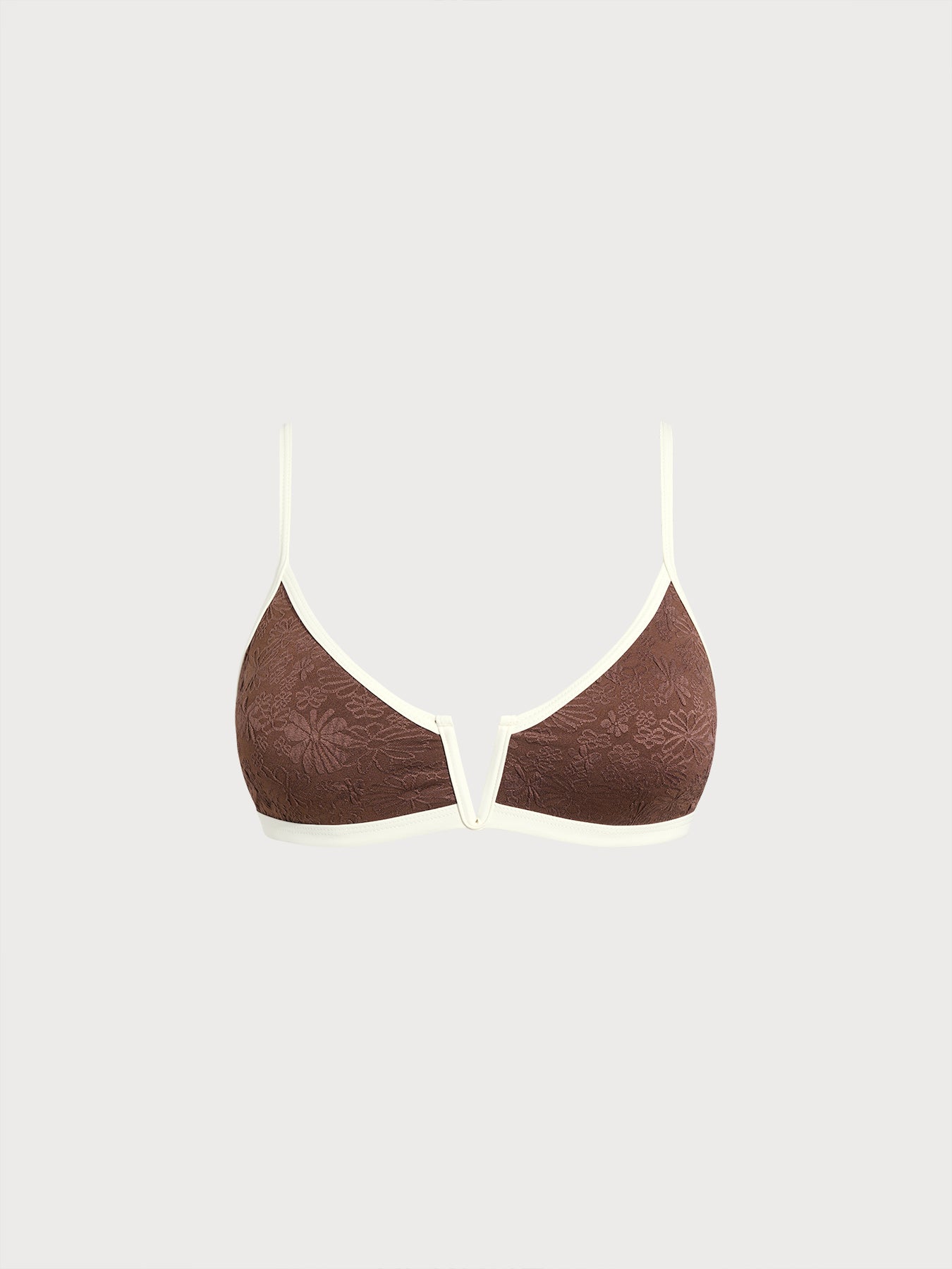 Women Knitted Polyester Blended Bikini Tops Sustainable Bikinis - BERLOOK