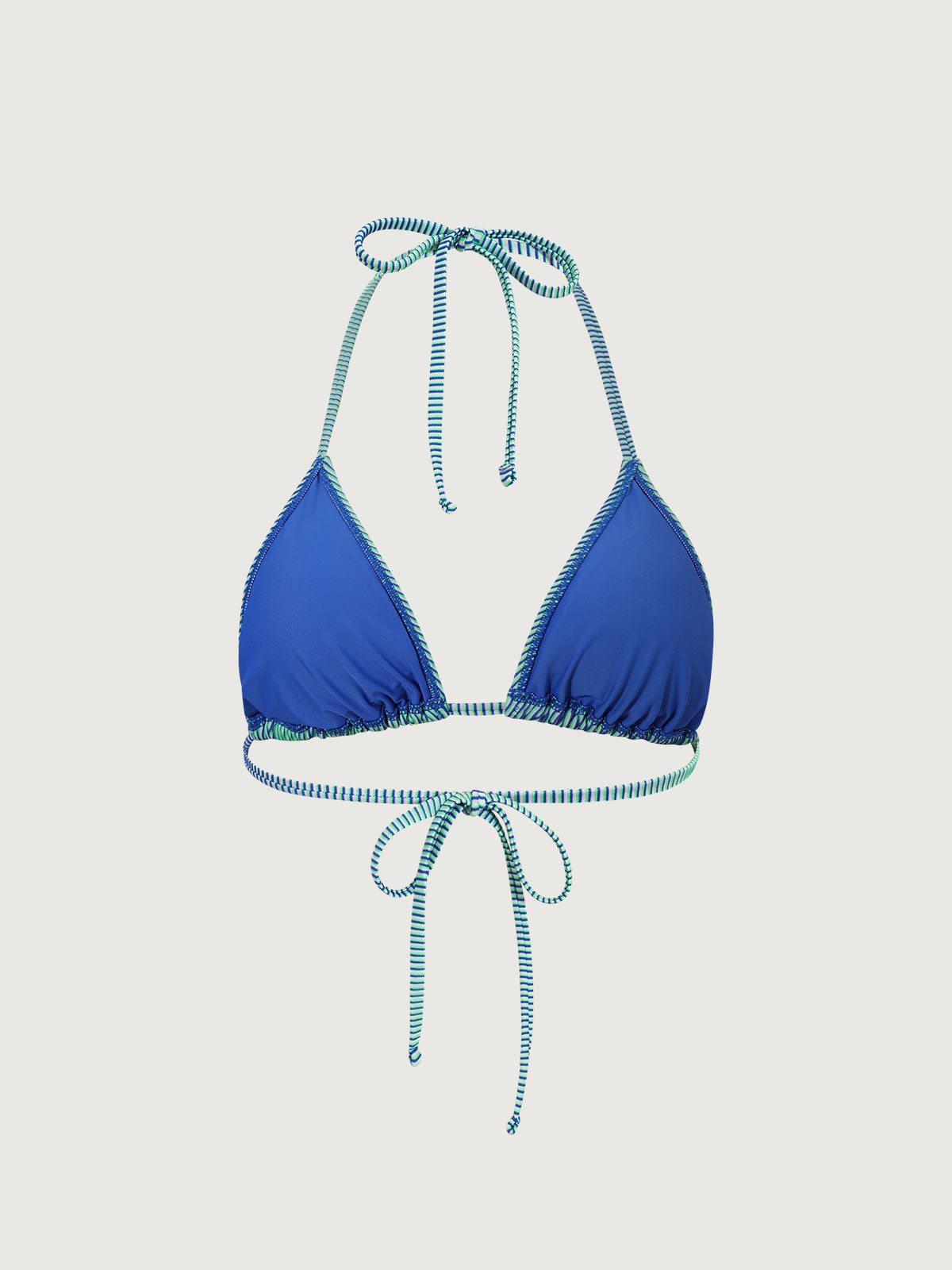 Women Knitted Polyester Blended Bikini Tops Sustainable Bikinis - BERLOOK