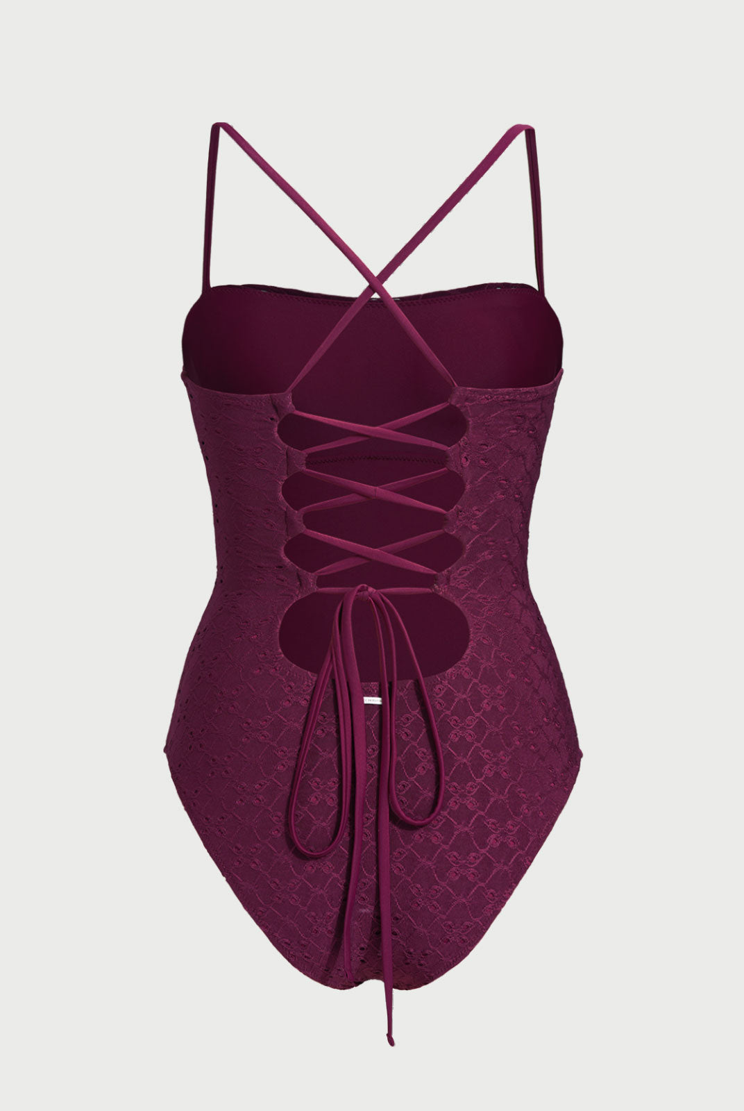 Women Knitted Polyester Blended One Pieces Swimwear Sustainable One-Pieces - BERLOOK
