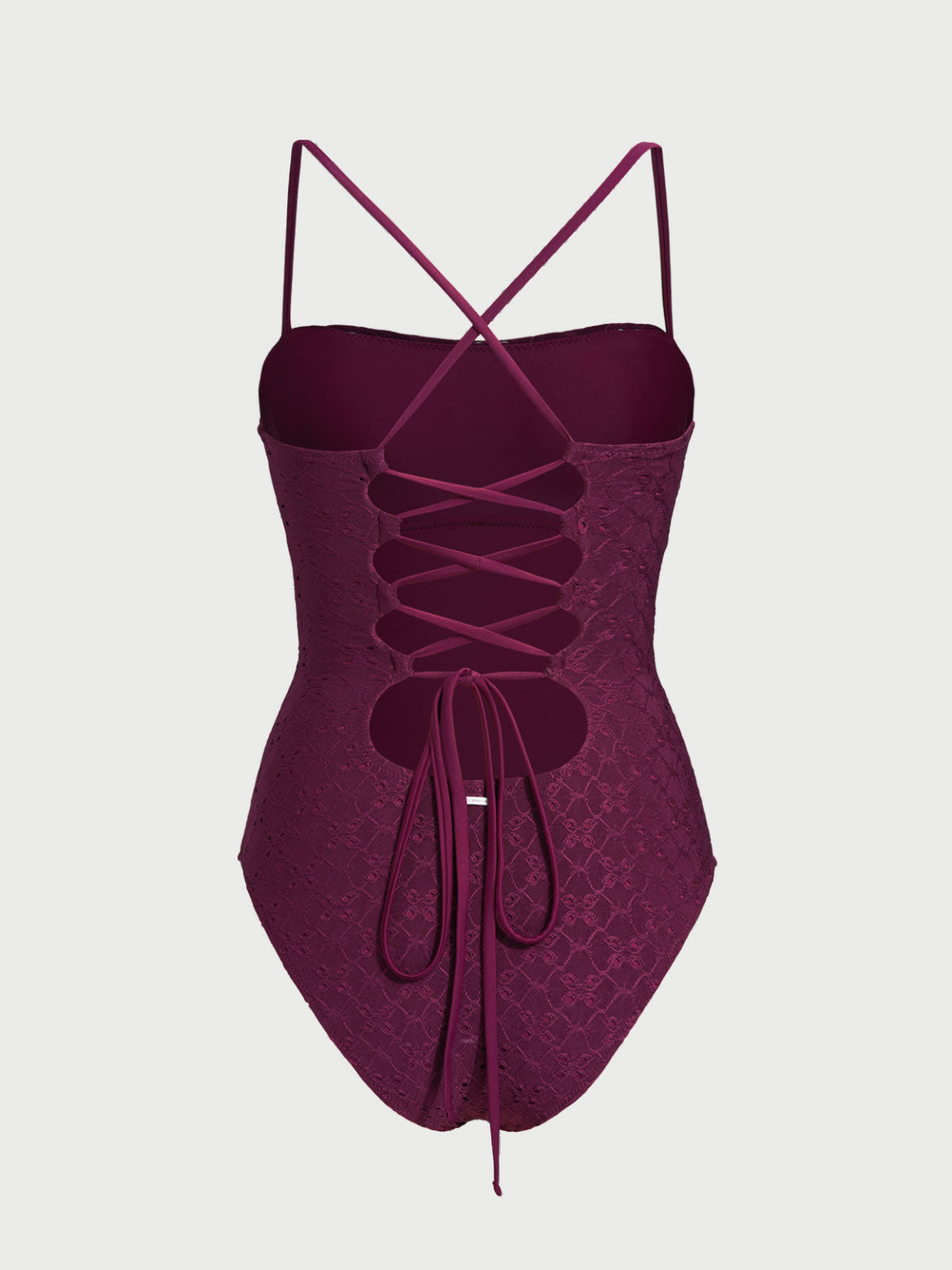 Women Knitted Polyester Blended One Pieces Swimwear Sustainable One-Pieces - BERLOOK