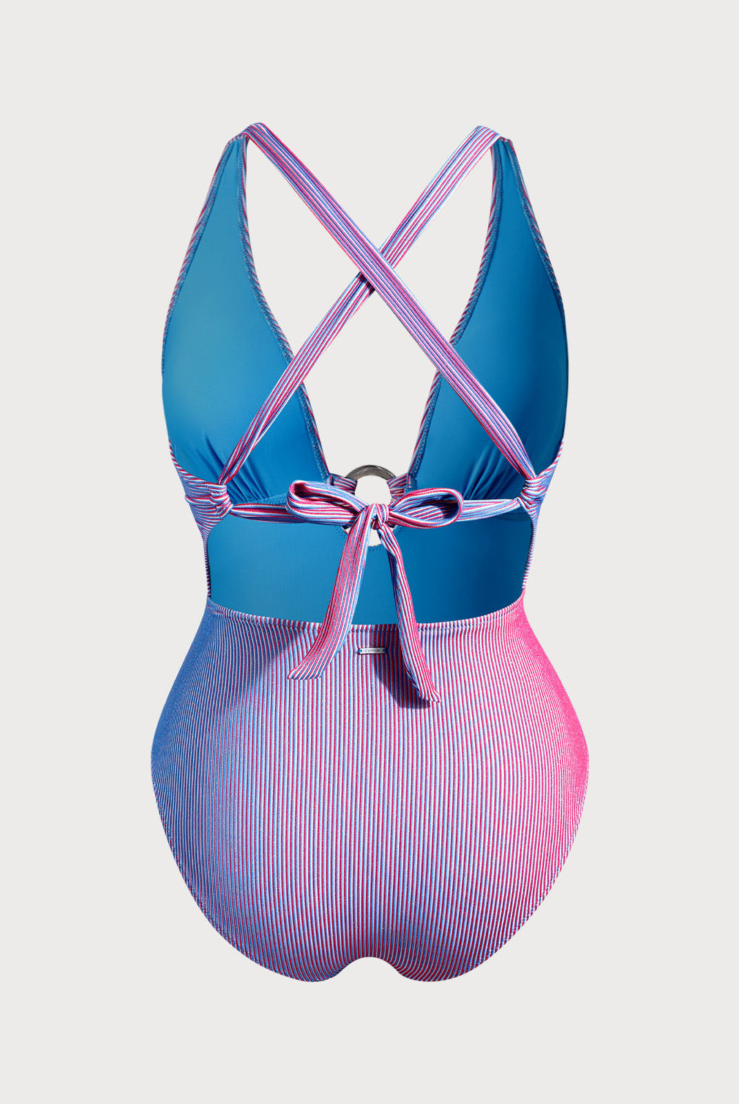 Women Knitted Polyester Blended One Pieces Swimwear Sustainable Plus Size One-Pieces - BERLOOK