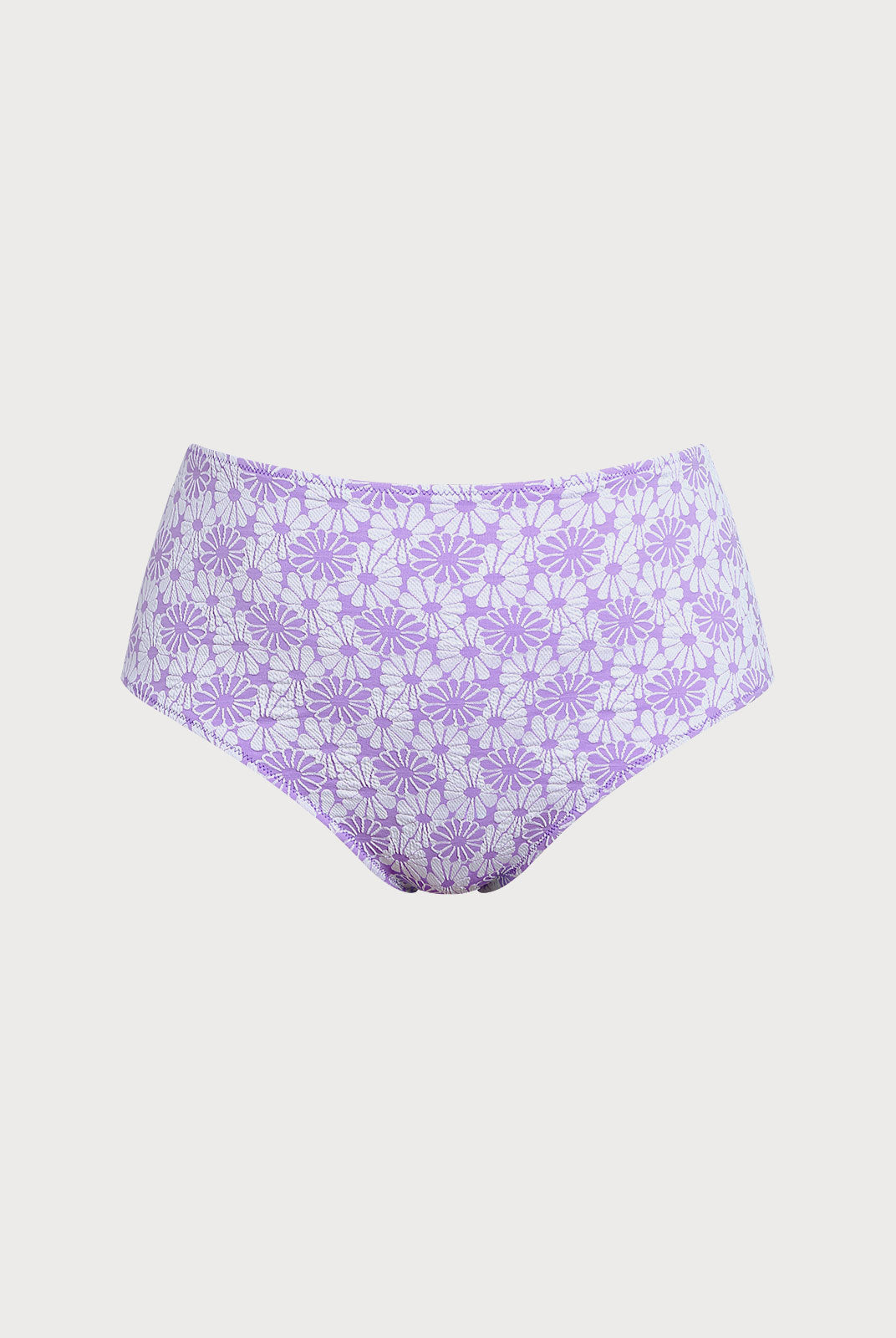 Women Knitted Polyester Blended Tankini Bottoms Purple Sustainable Plus Size Tankinis - BERLOOK