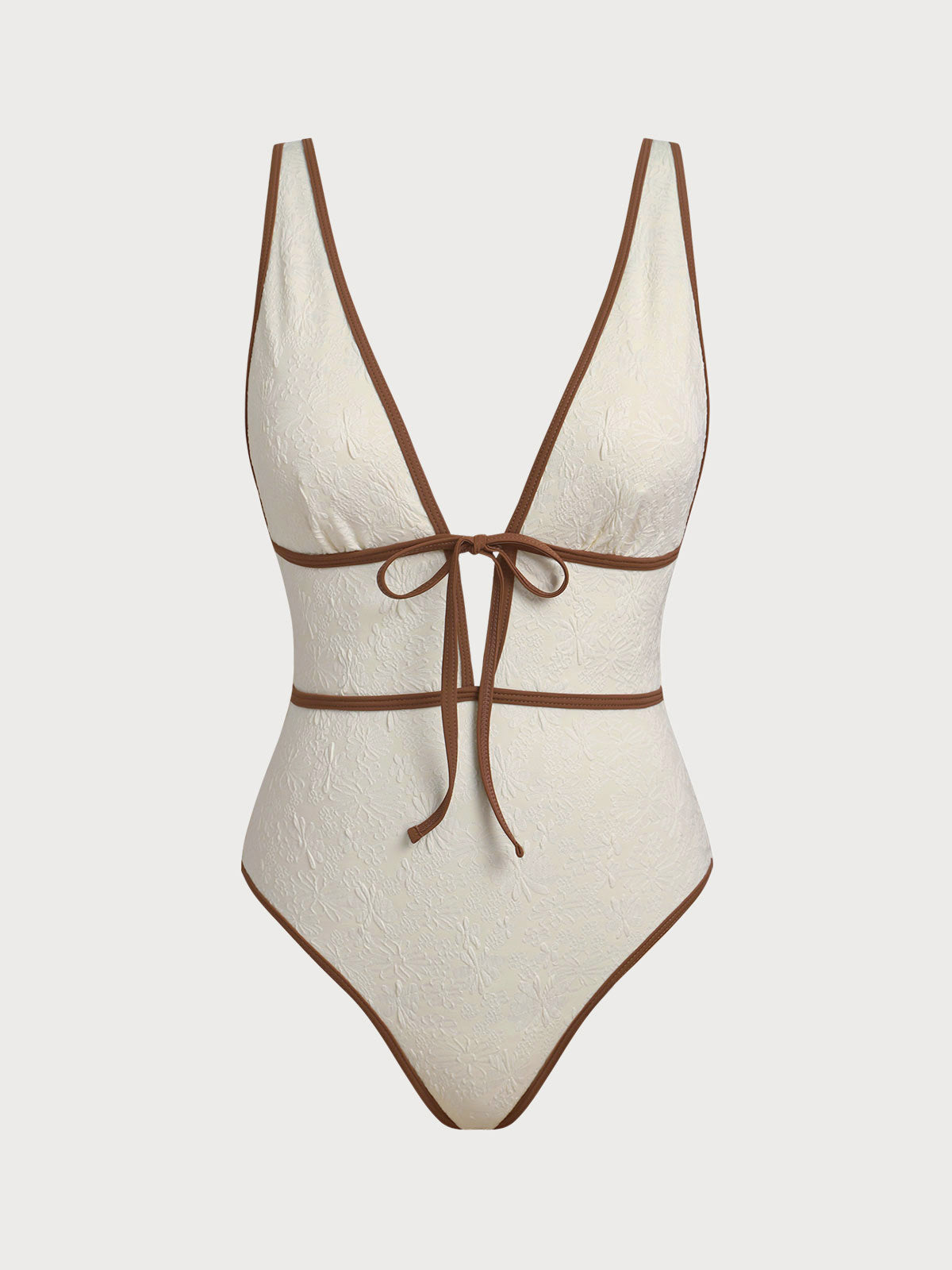 Women Knitted Polyester One Pieces Swimwear Sustainable One-Pieces - BERLOOK