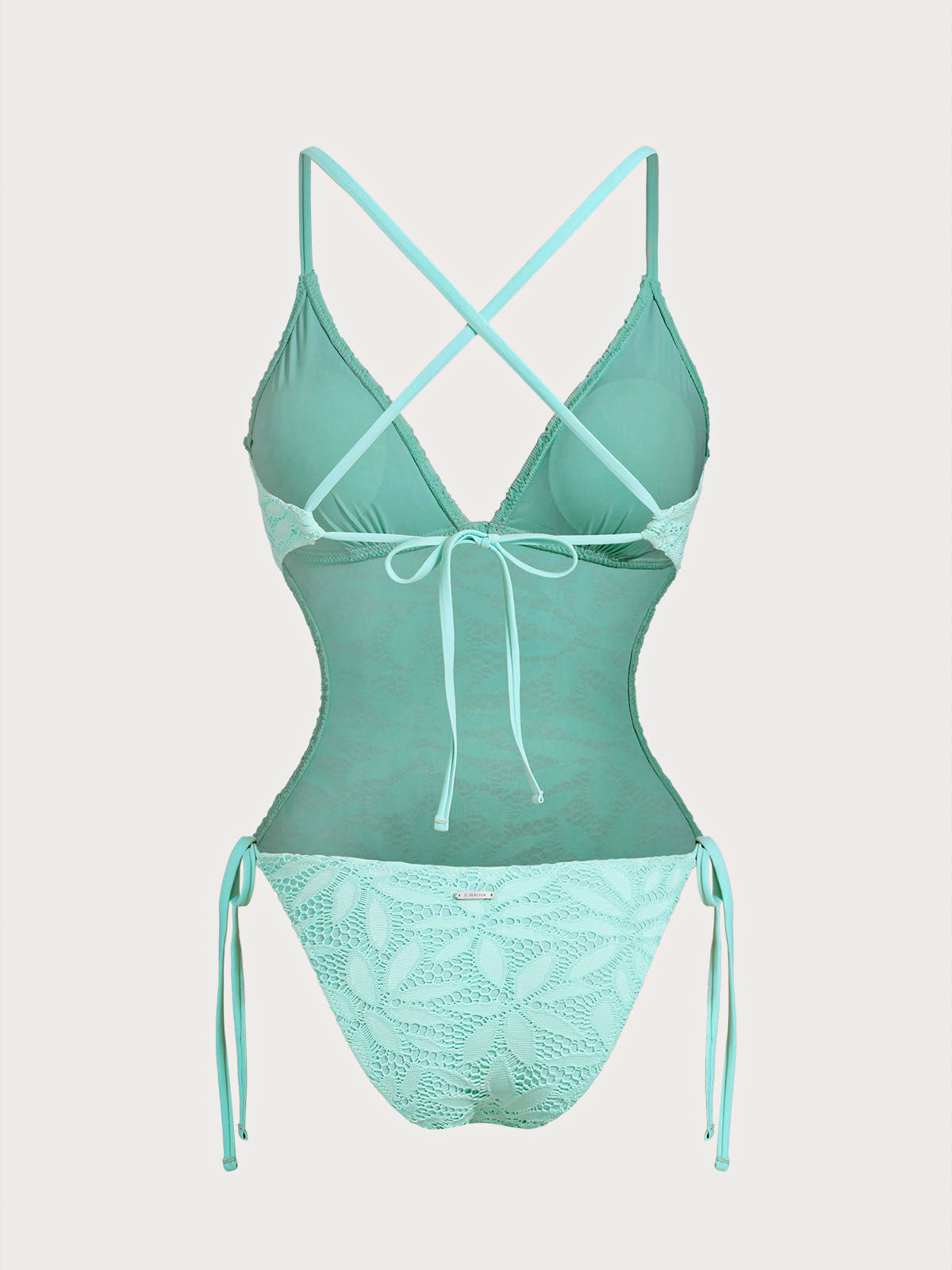Women Knitted Polyester One Pieces Swimwear Sustainable One-Pieces - BERLOOK