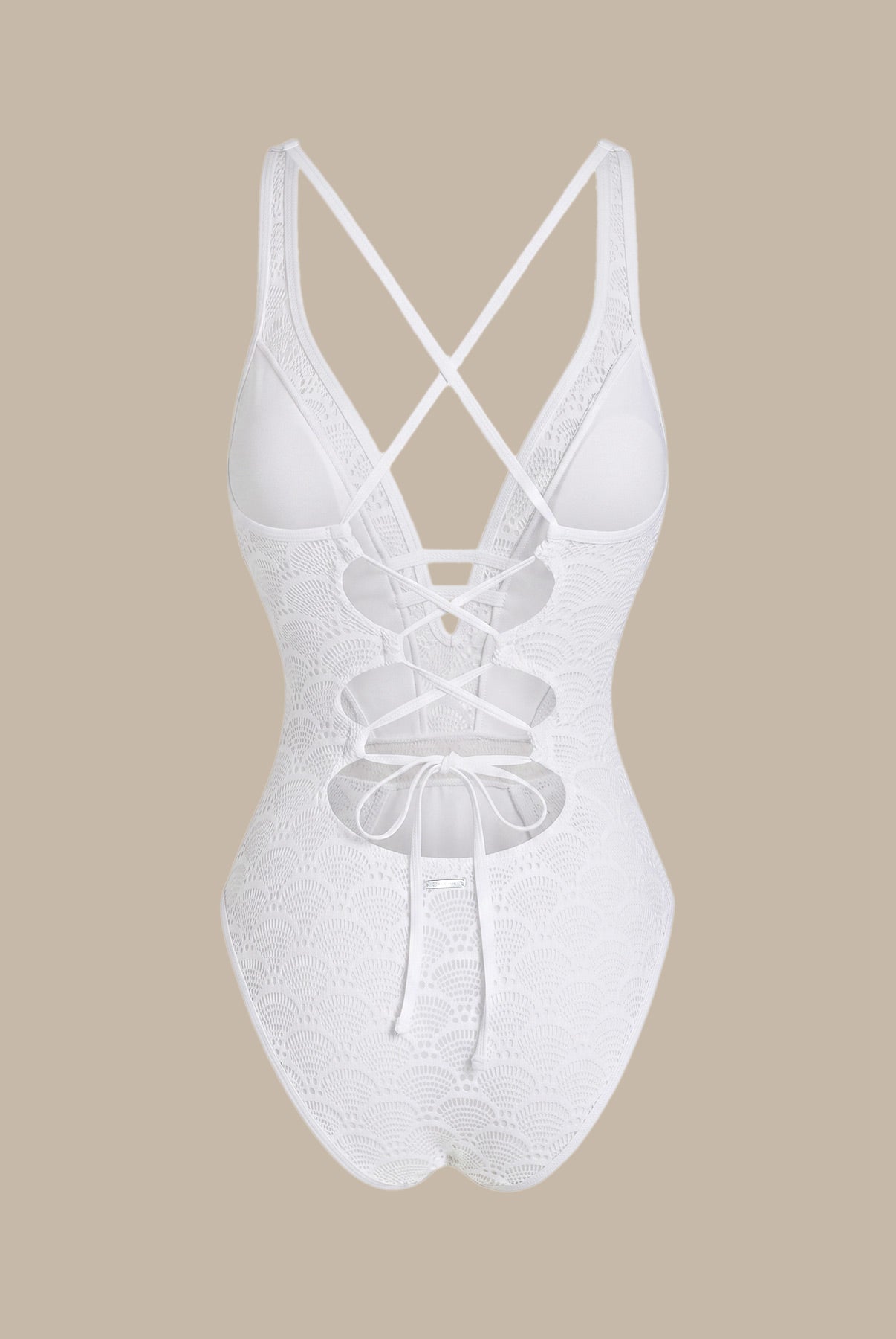 Women Knitted Polyester One Pieces Swimwear Sustainable One-Pieces - BERLOOK