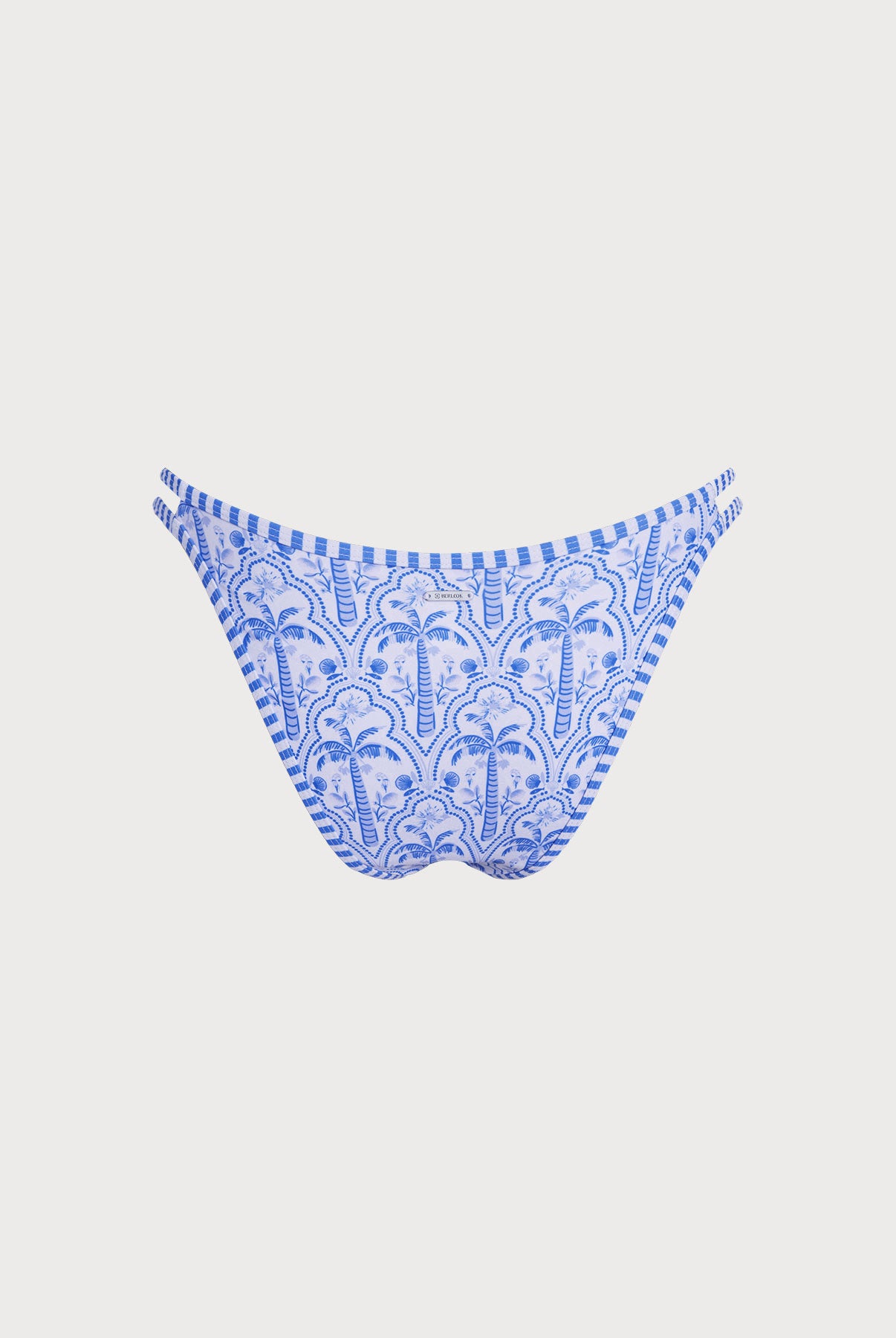Women Knitted Polyester Printed Bikini Bottoms Sustainable Bikinis - BERLOOK