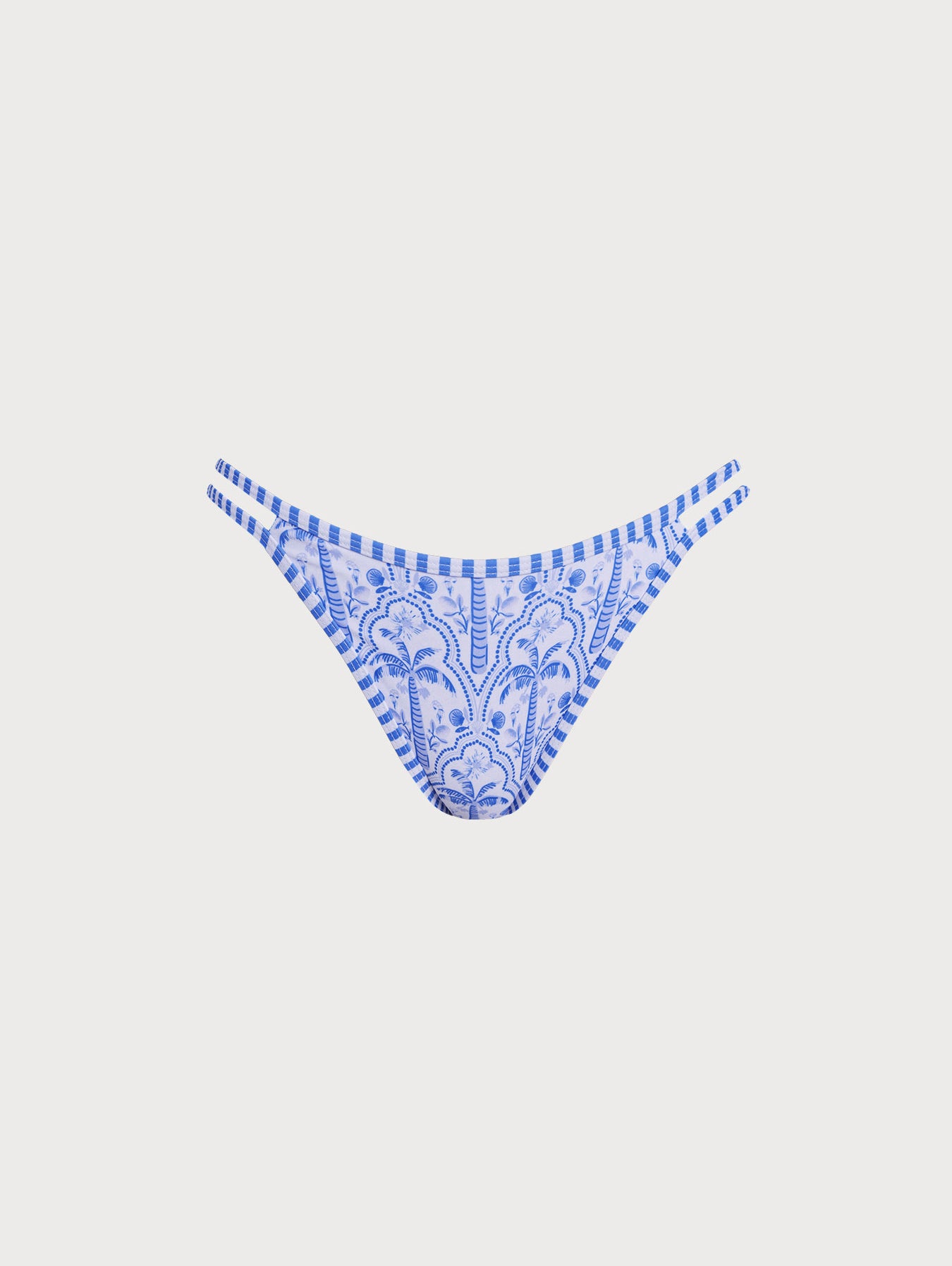 Women Knitted Polyester Printed Bikini Bottoms Sustainable Bikinis - BERLOOK