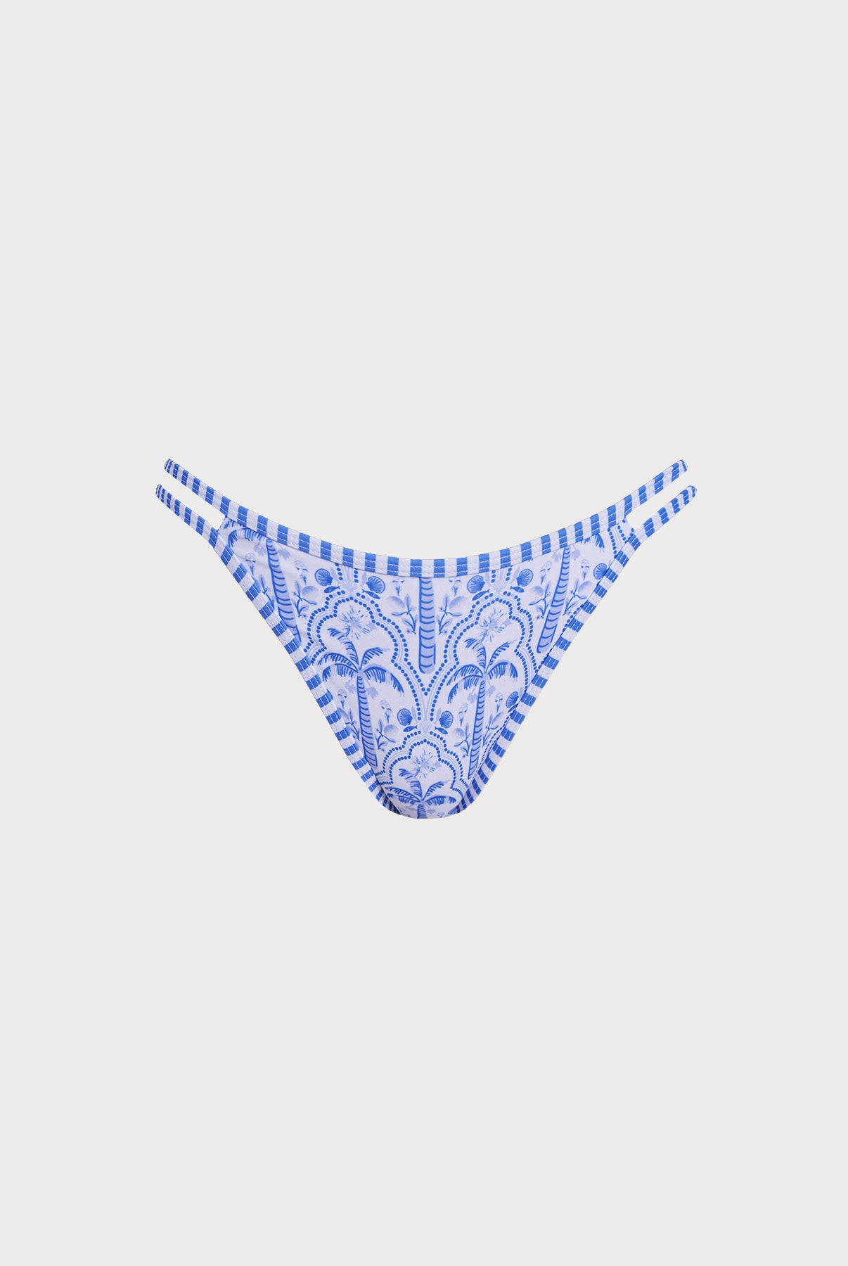 Women Knitted Polyester Printed Bikini Bottoms Sustainable Bikinis - BERLOOK