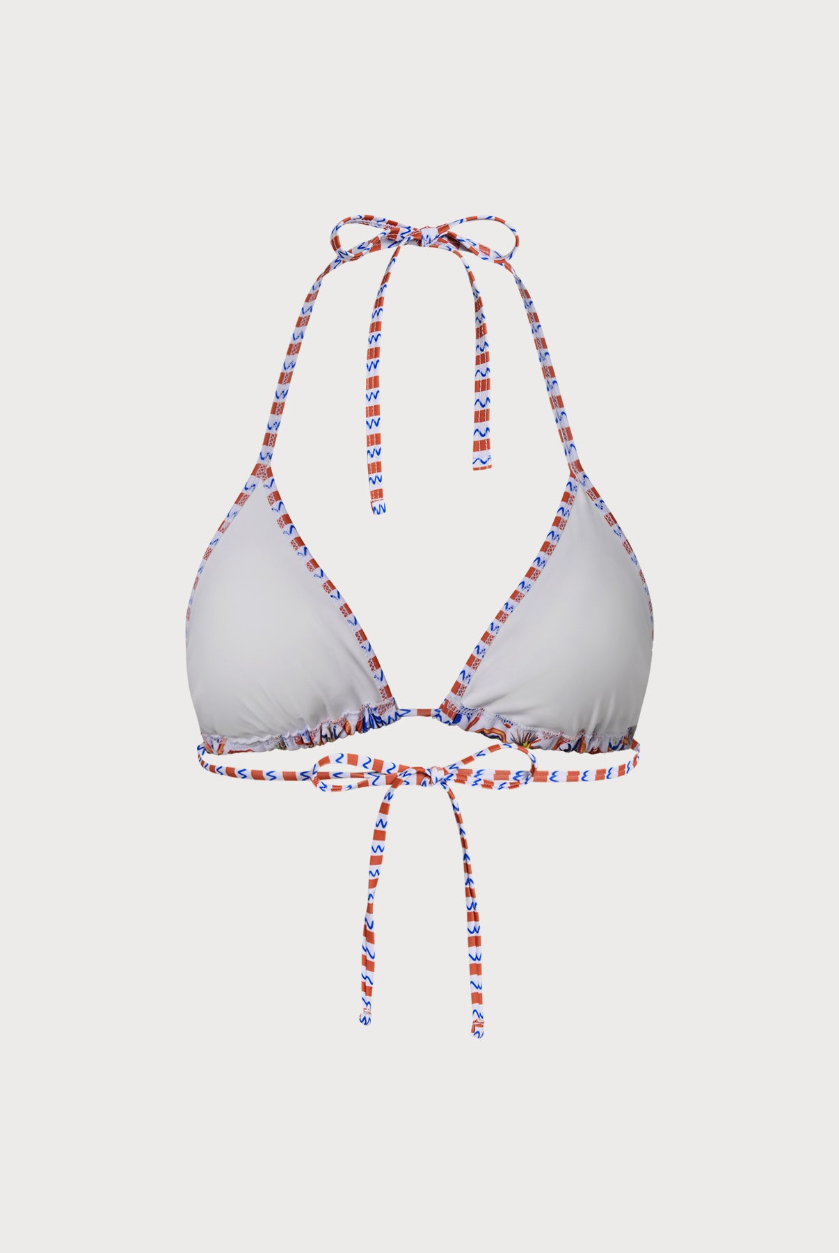 Women Knitted Polyester Printed Bikini Tops Sustainable Bikinis - BERLOOK