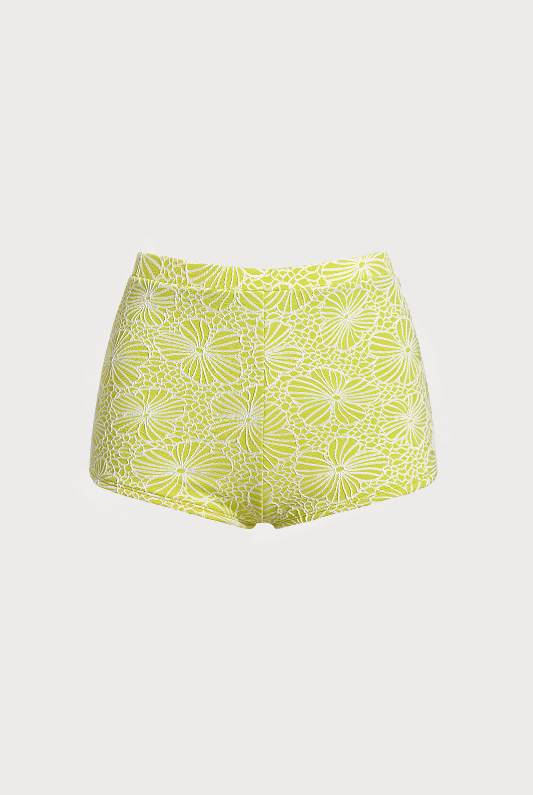 Women Knitted Polyester Surfing Bottoms Light Green Sustainable Surfing Clothes - BERLOOK