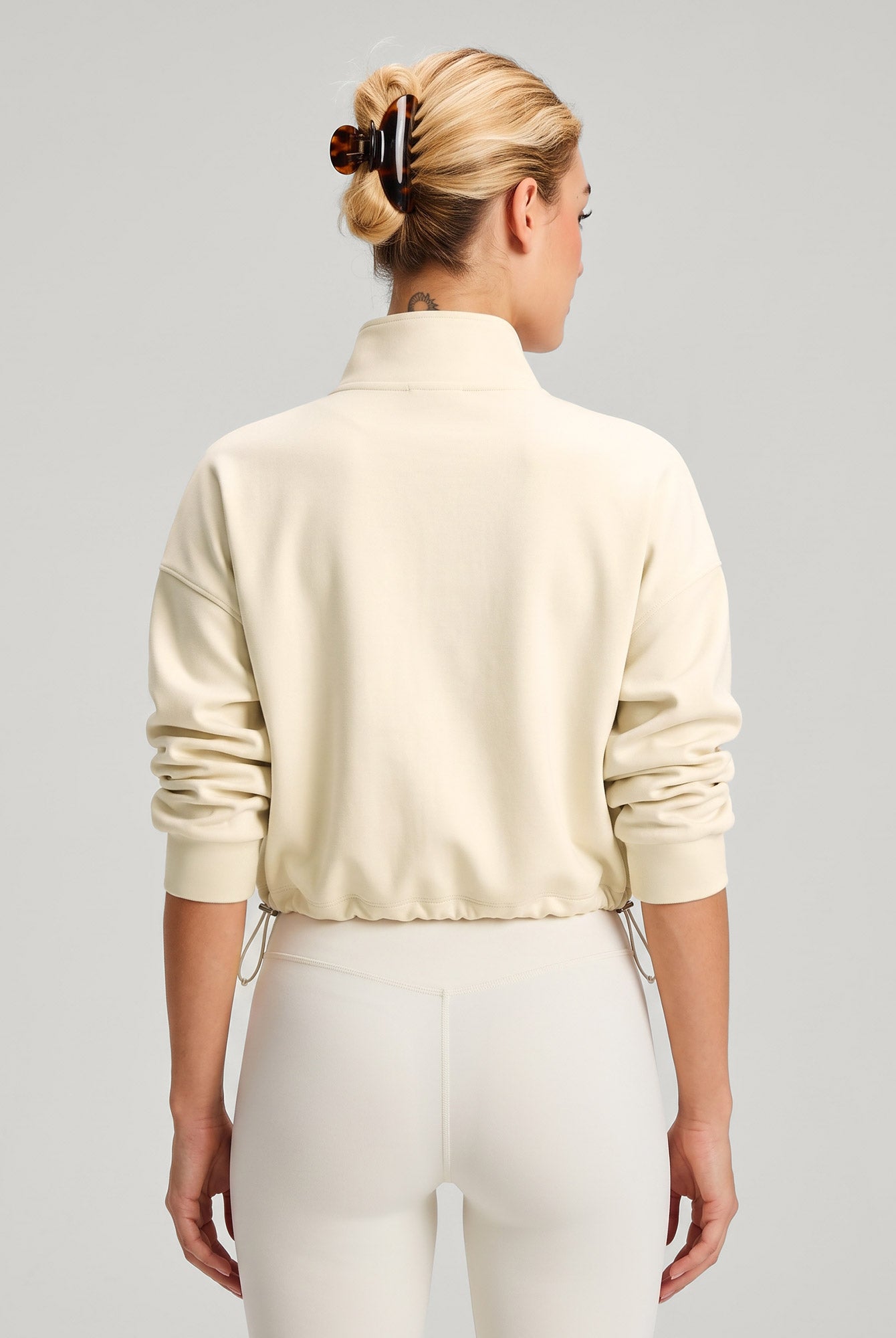 Women Knitted Polyester Yoga Long Sleeve Tops Sustainable - BERLOOK