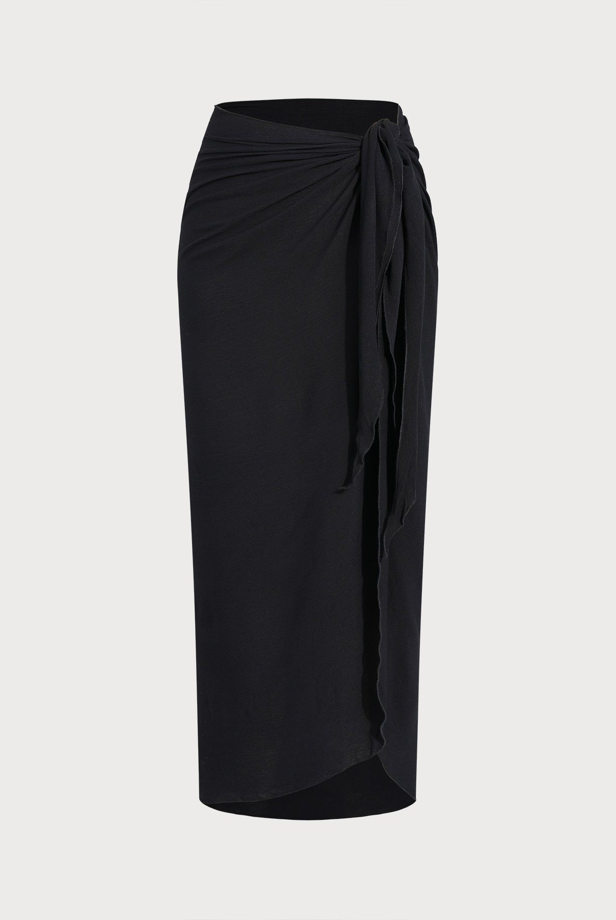 Women knitted Rayon Cover-ups Black Sustainable Cover-ups - BERLOOK