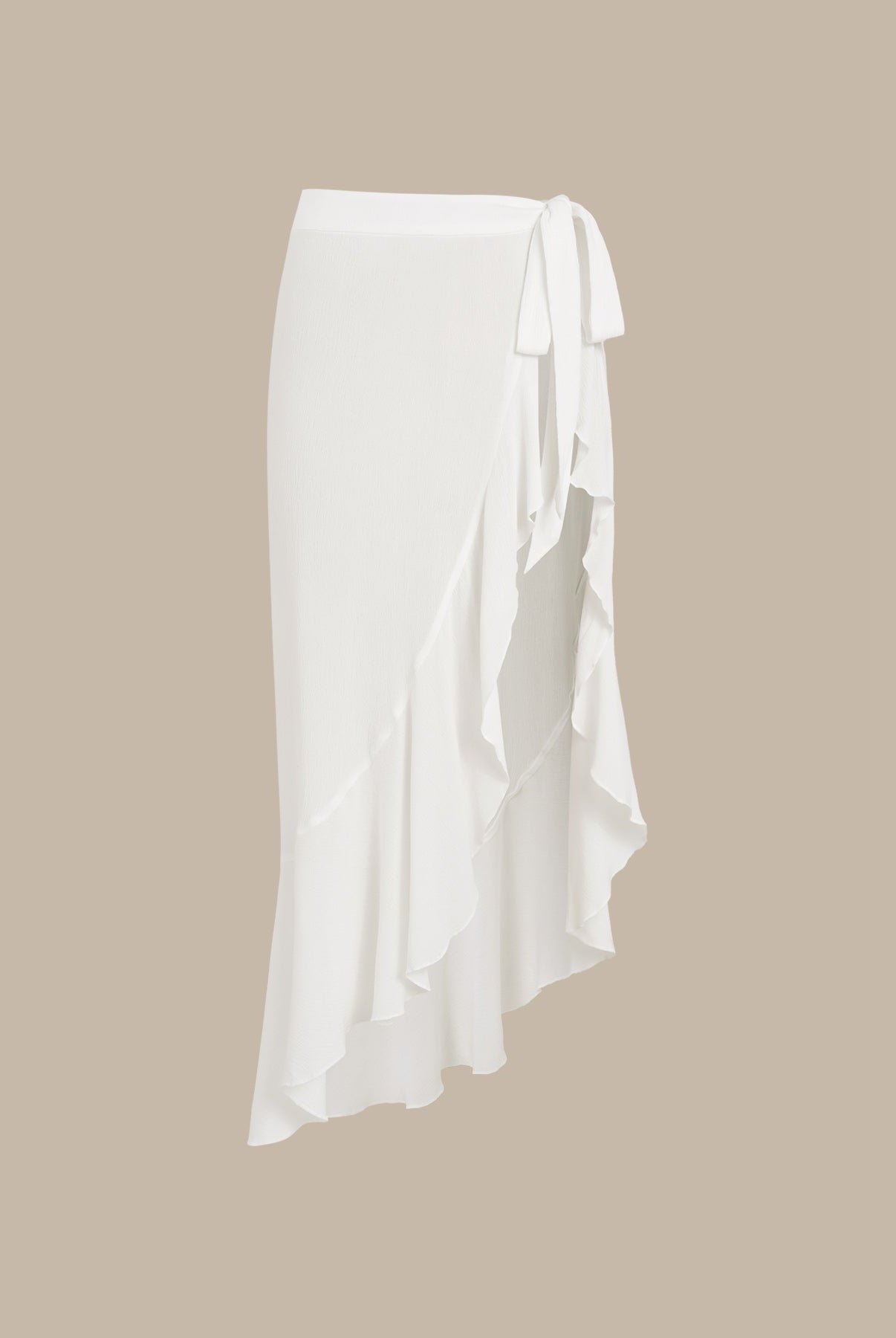 Women knitted Rayon Cover-ups White Sustainable Cover-ups - BERLOOK