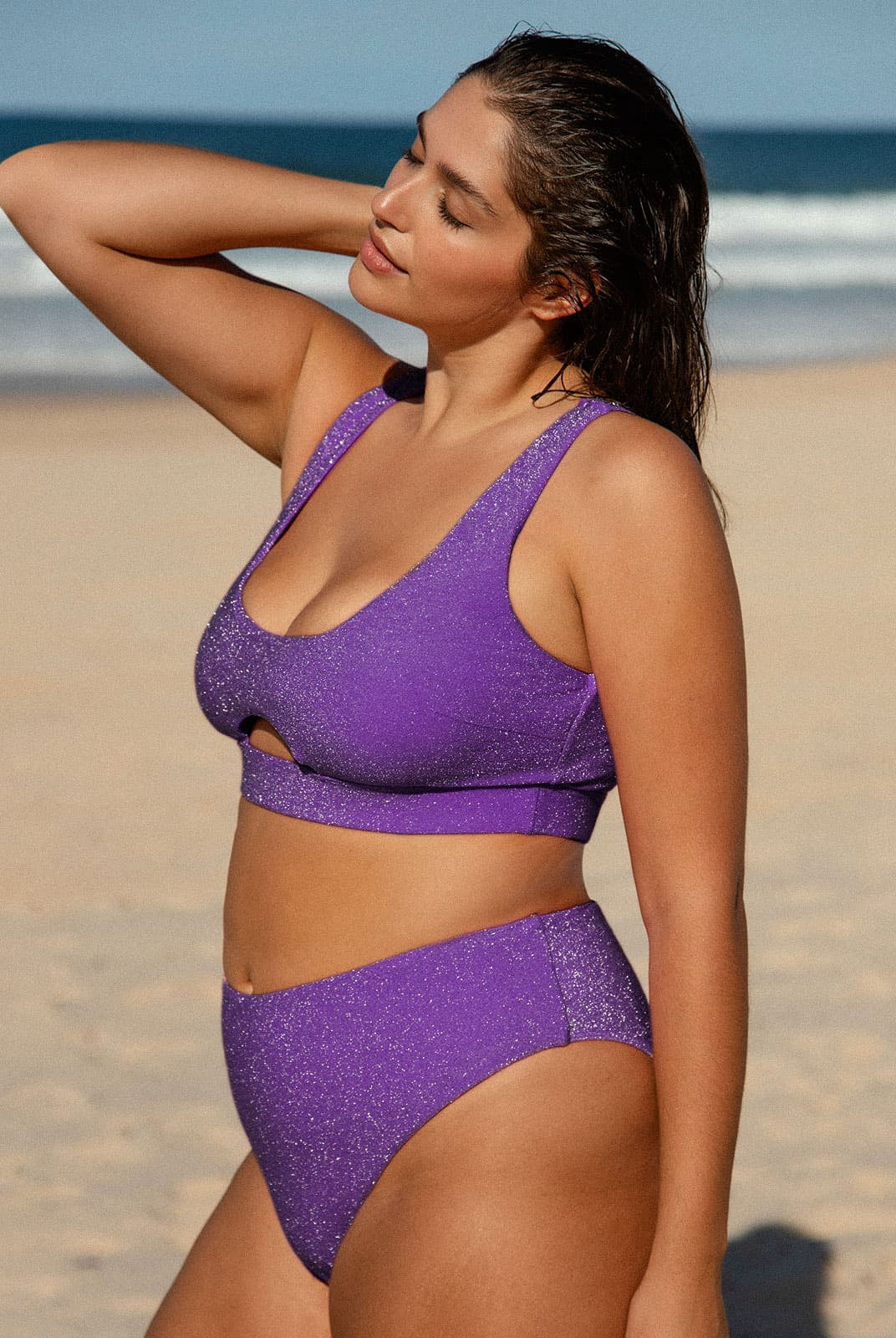 Women Knitted 80% Nylon blended Bikini Bottoms Sustainable Plus Size Bikinis - BERLOOK