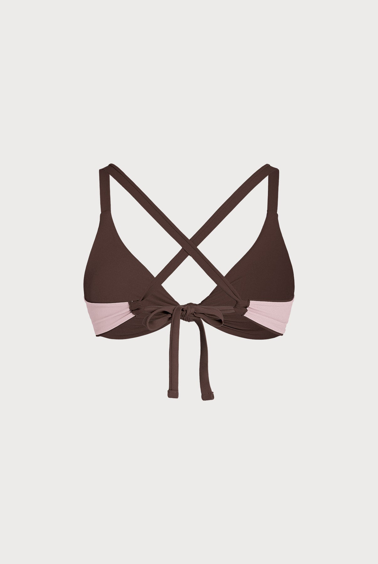 Women Plus Size Knitted Nylon Bikini Tops Sustainable Plus Size Bikinis - BERLOOK