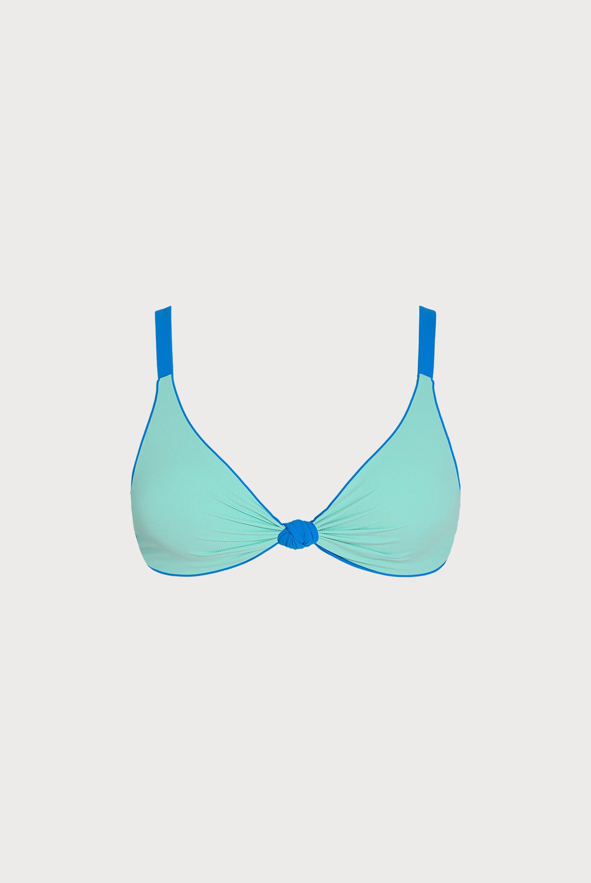 Women Plus Size Knitted Nylon Bikini Tops Sustainable Plus Size Bikinis - BERLOOK
