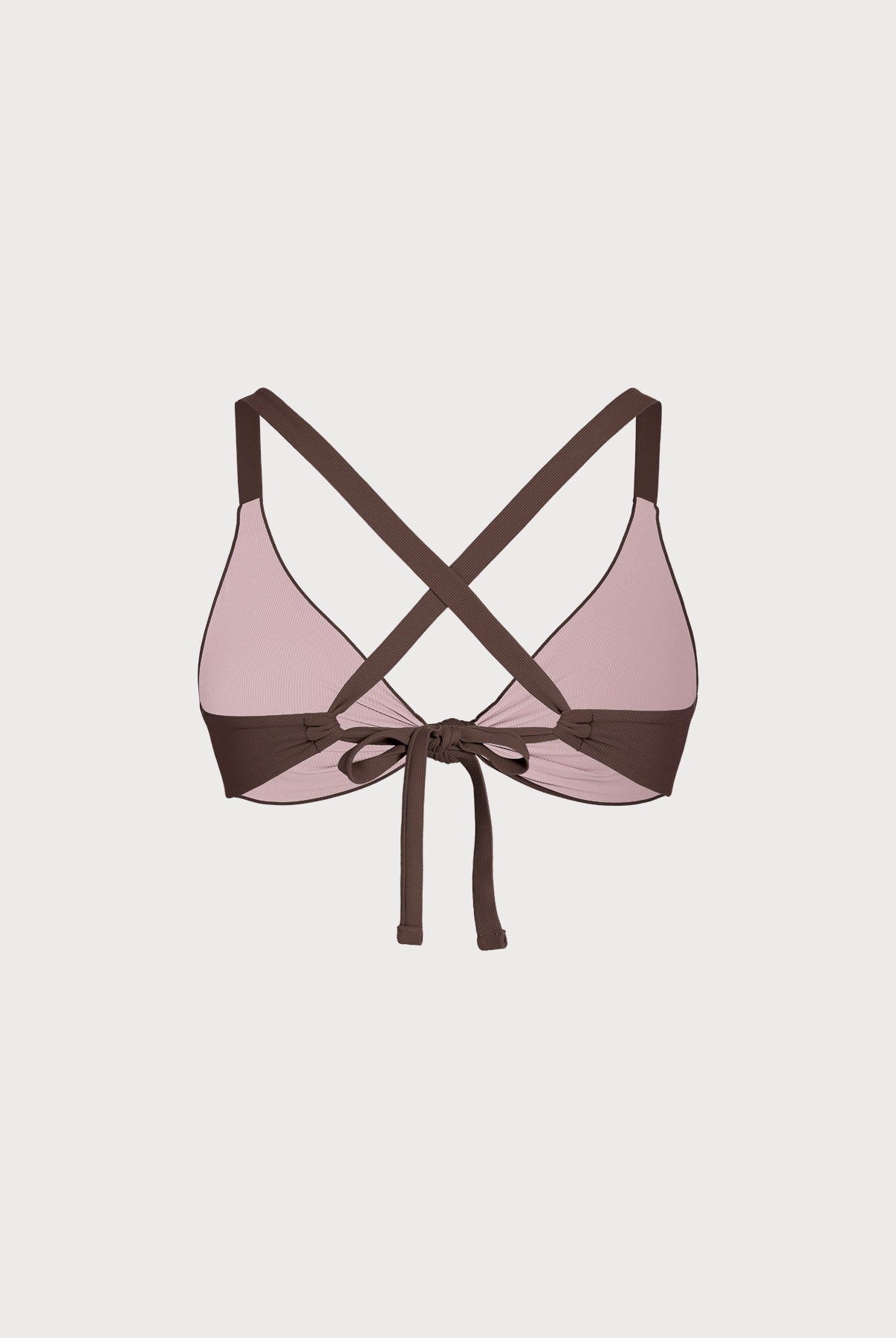Women Plus Size Knitted Nylon Bikini Tops Sustainable Plus Size Bikinis - BERLOOK