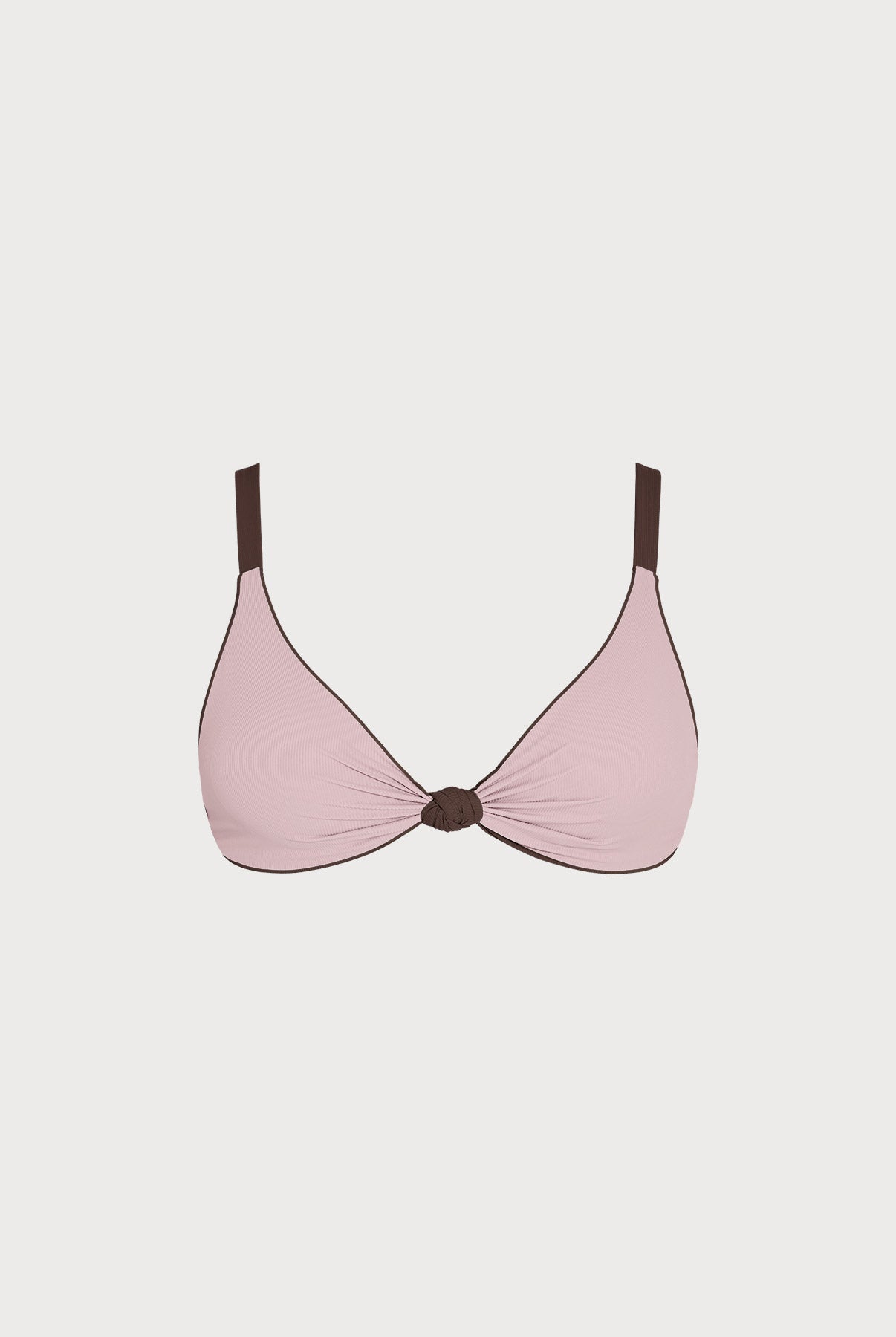 Women Plus Size Knitted Nylon Bikini Tops Sustainable Plus Size Bikinis - BERLOOK