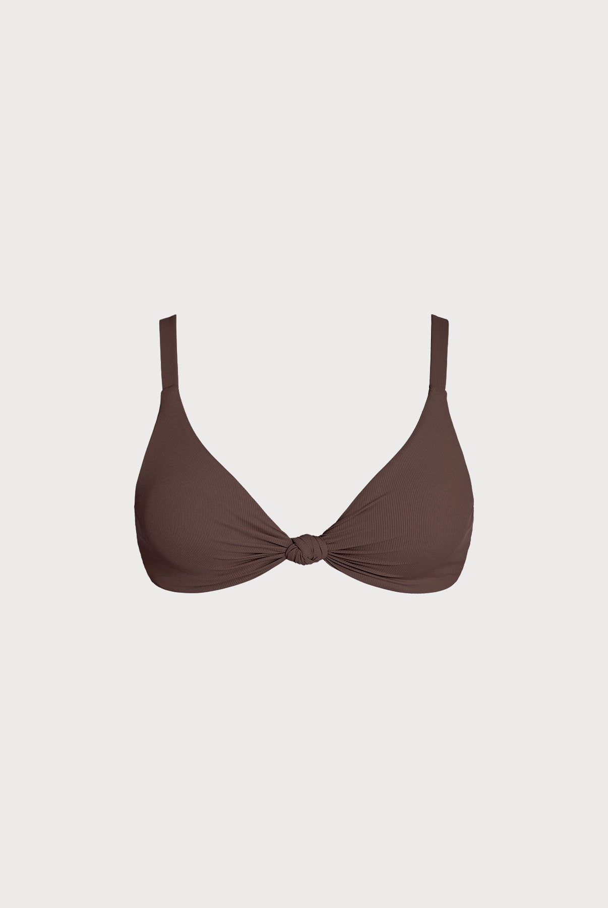 Women Plus Size Knitted Nylon Bikini Tops Sustainable Plus Size Bikinis - BERLOOK