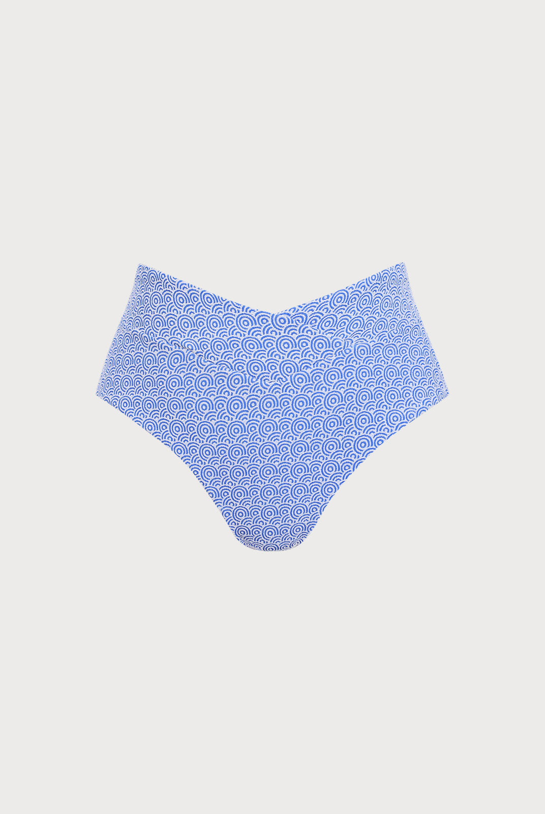 Women Woven Polyester Blended Bikini Bottoms Blue Sustainable Plus Size Bikinis - BERLOOK