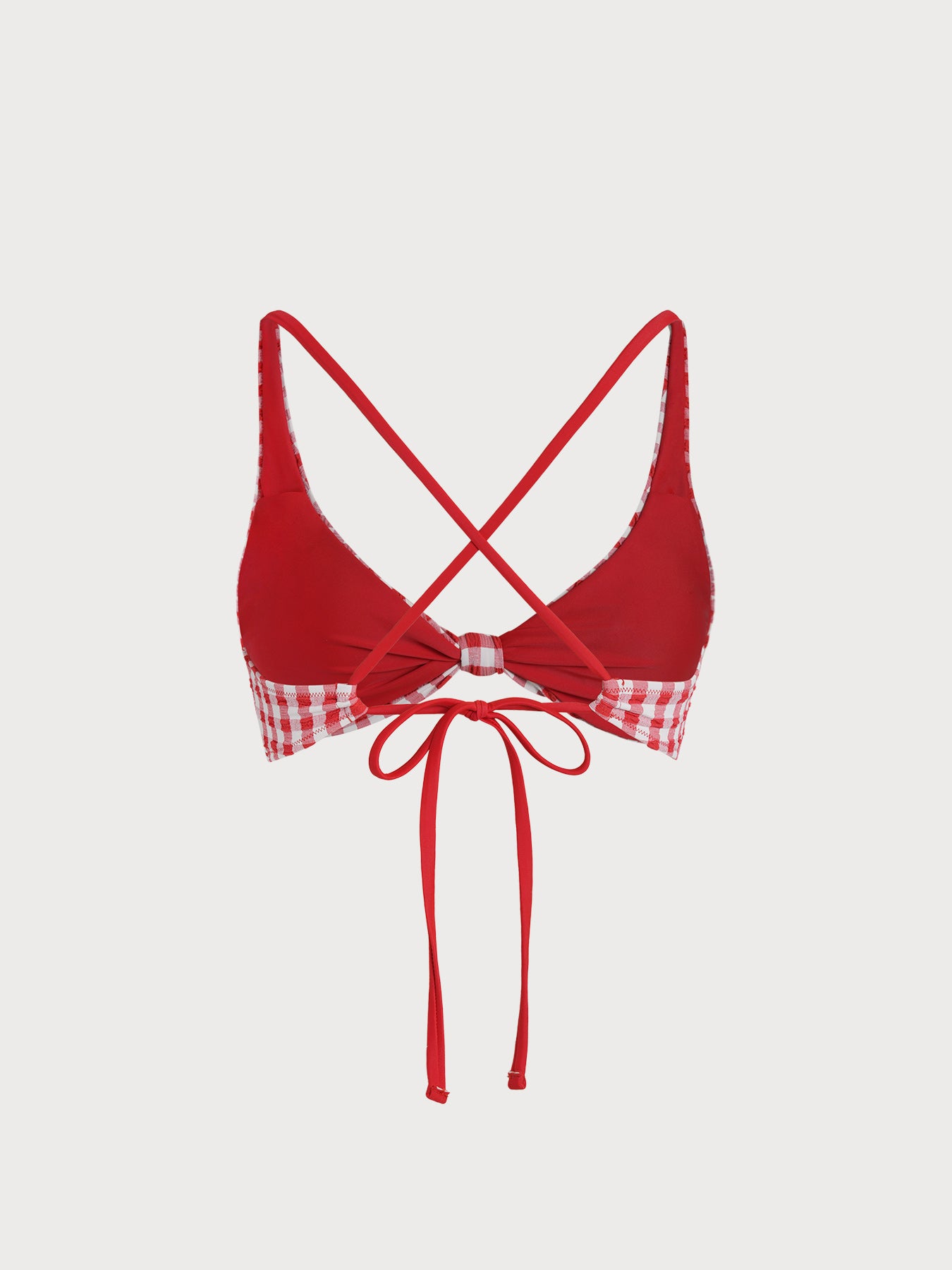 Women Woven Polyester Blended Bikini Tops Sustainable Bikinis - BERLOOK