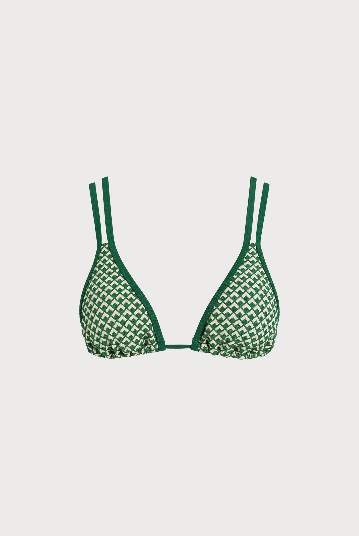 Women Woven Polyester Blended Bikini Tops Sustainable Bikinis - BERLOOK