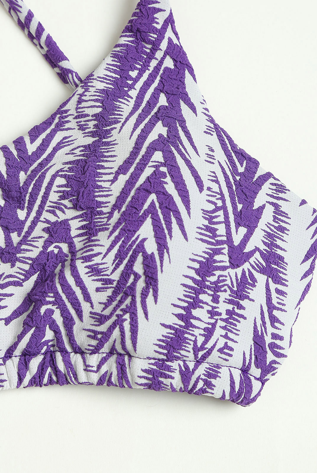 Women Woven Polyester Blended Bikini Tops Sustainable Bikinis - BERLOOK